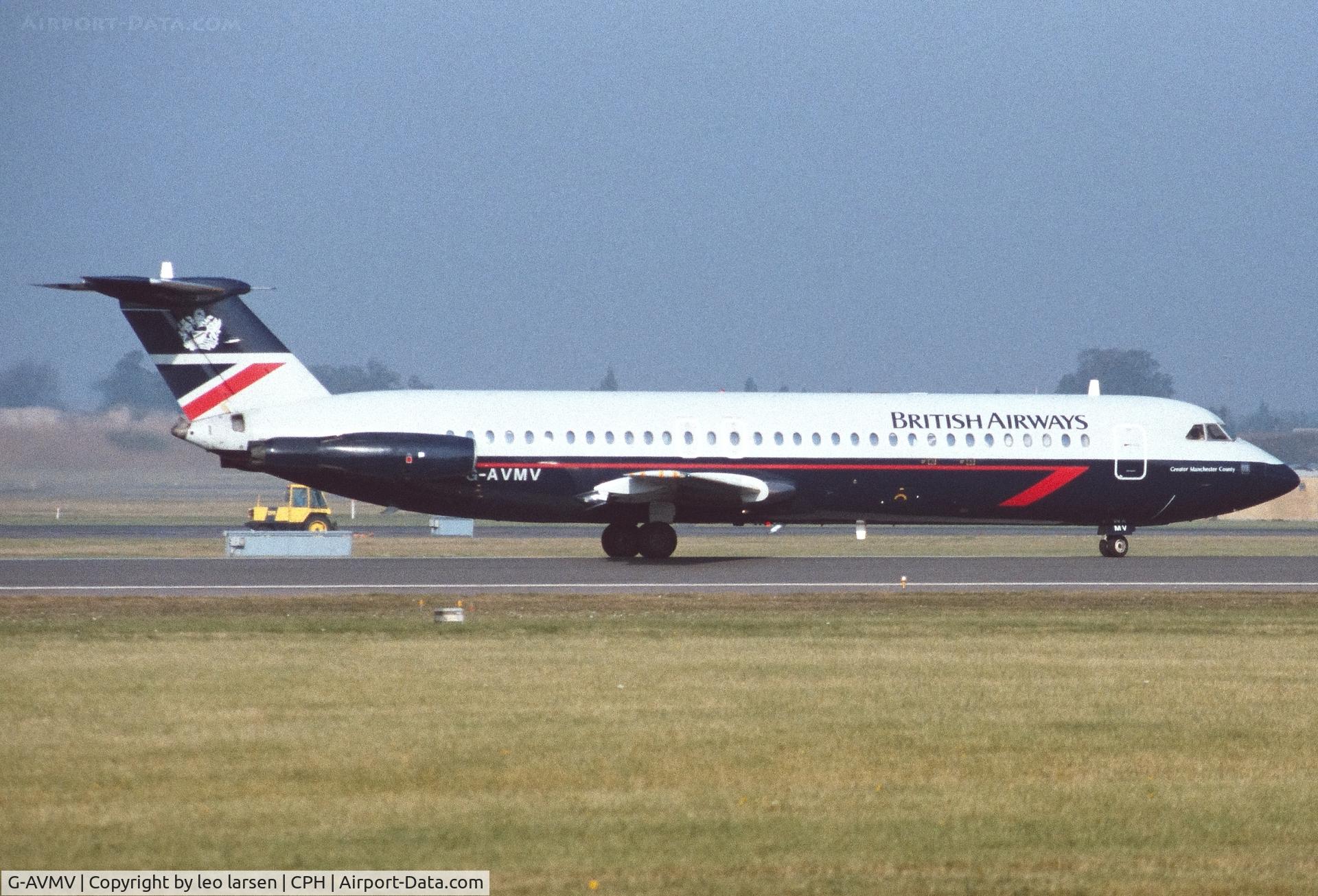 G-AVMV, 1969 BAC 111-510ED One-Eleven C/N BAC.149, Copenhagen 8.10.1991