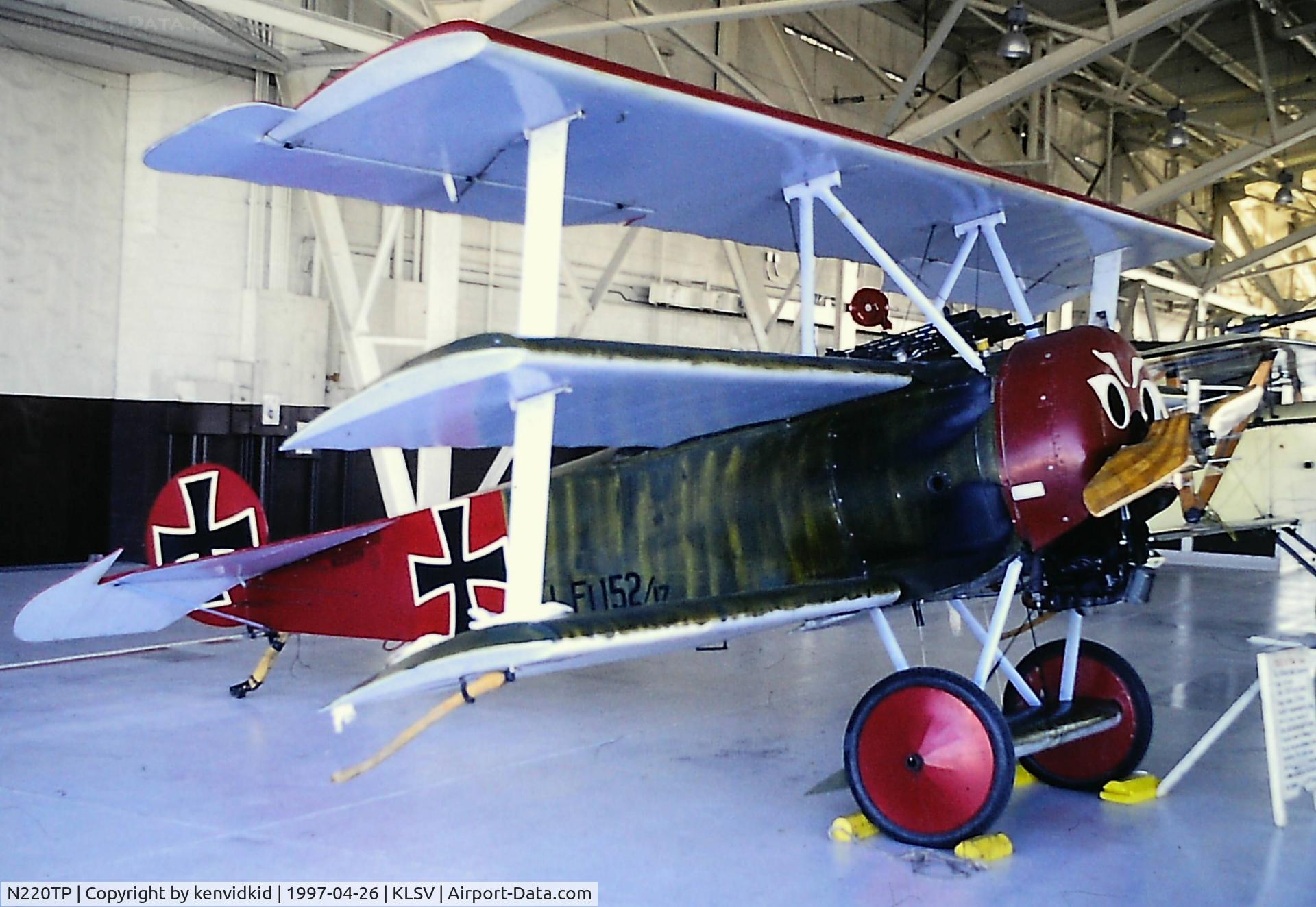 N220TP, Fokker Dr.1 Triplane Replica C/N F1-103, At the 1997 Golden Air Tattoo, Nellis.