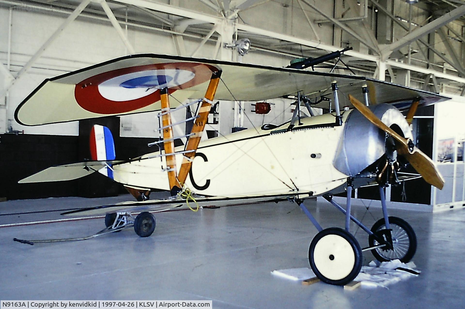 N9163A, 1990 Nieuport II Replica C/N 1915-78, At the 1997 Golden Air Tattoo, Nellis.