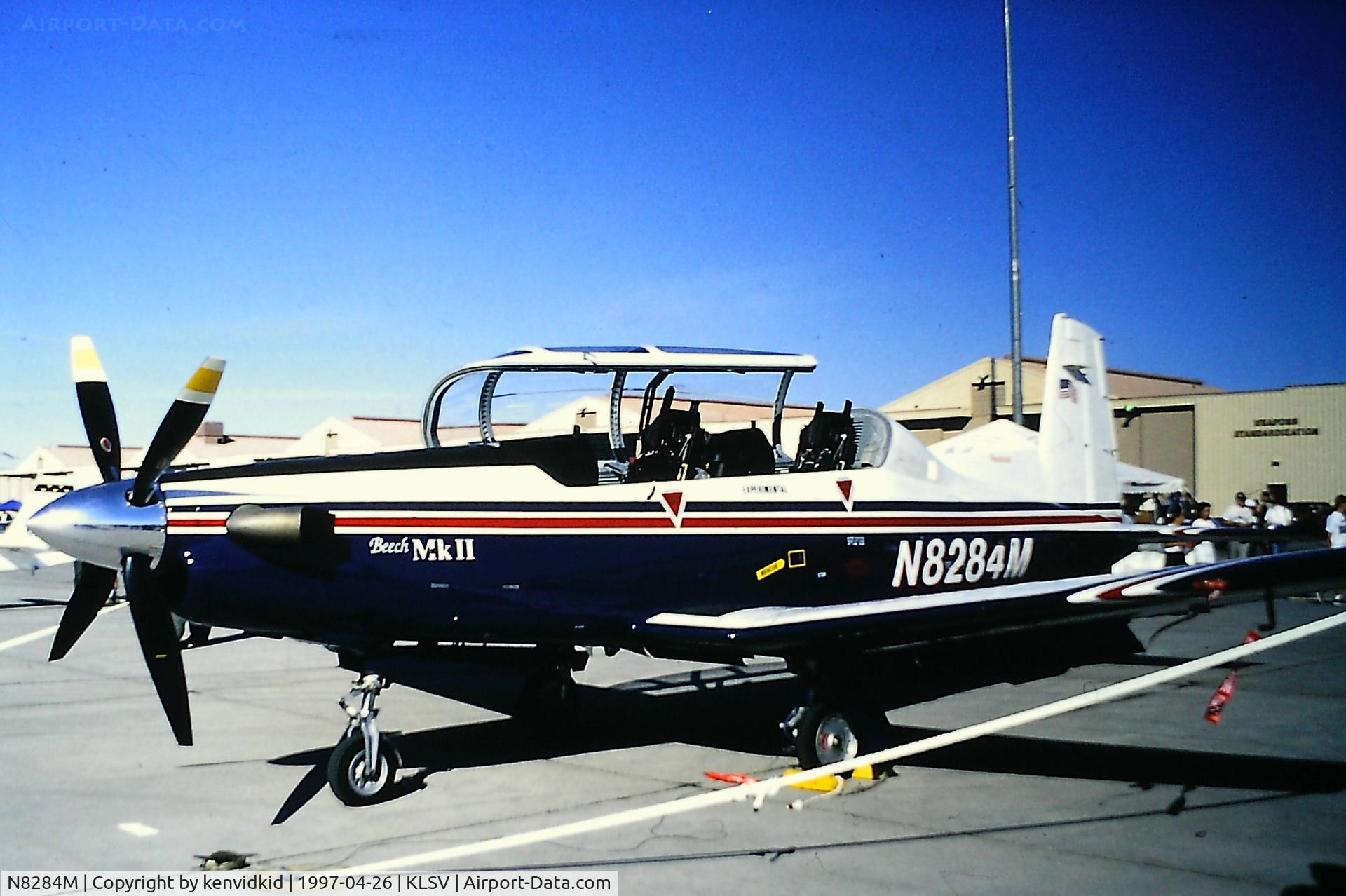 N8284M, 1992 Beech PD 373 C/N PT-2, At the 1997 Golden Air Tattoo, Nellis.