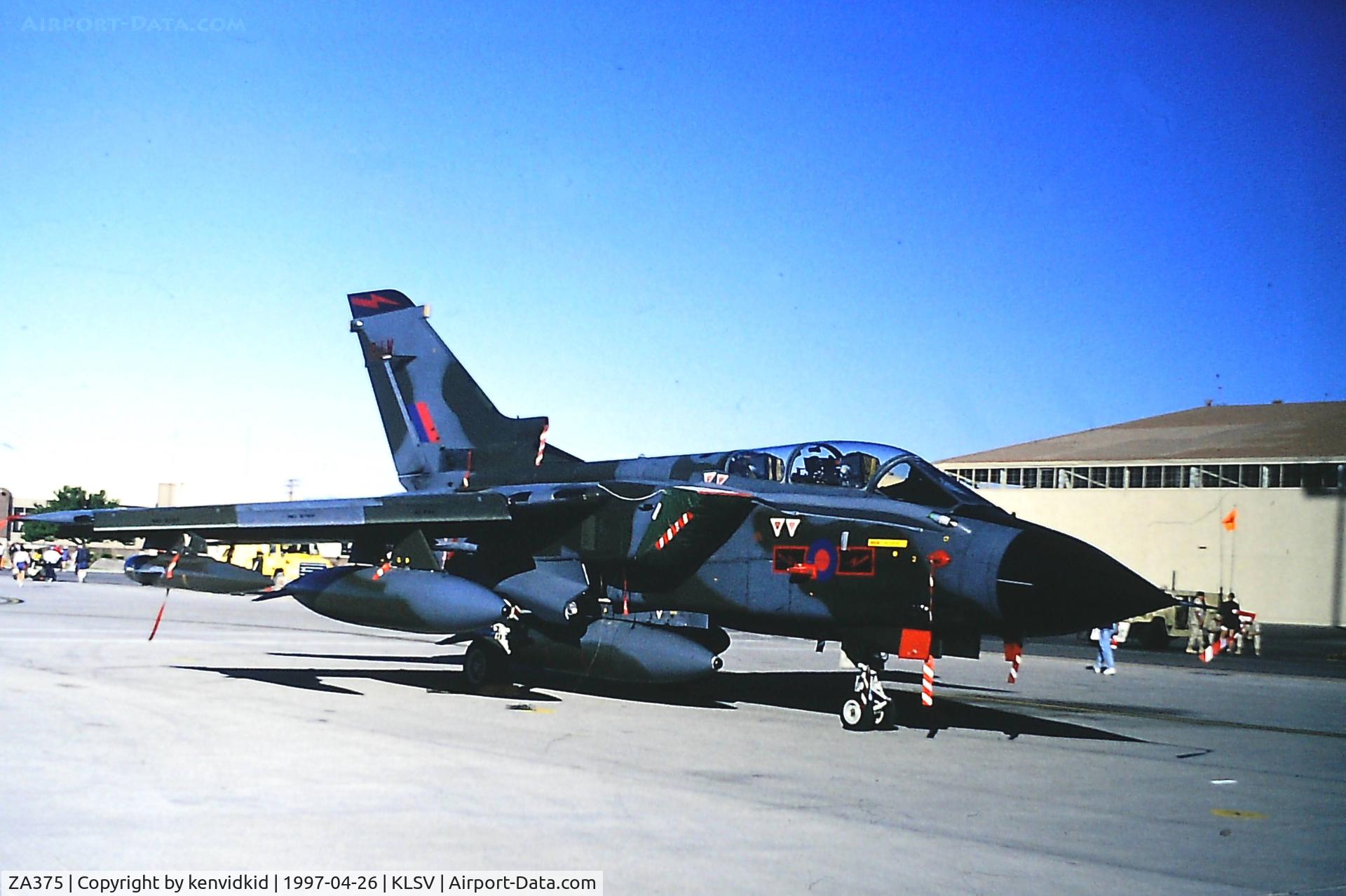 ZA375, 1982 Panavia Tornado GR.1 C/N 180/BS057/3089, At the 1997 Golden Air Tattoo, Nellis.