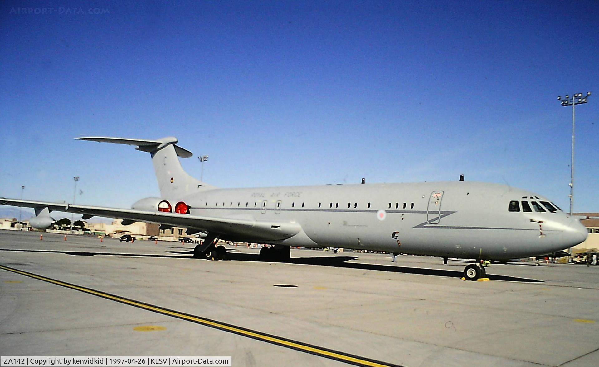 ZA142, 1964 Vickers VC.10 K2 C/N 811, At the 1997 Golden Air Tattoo, Nellis.