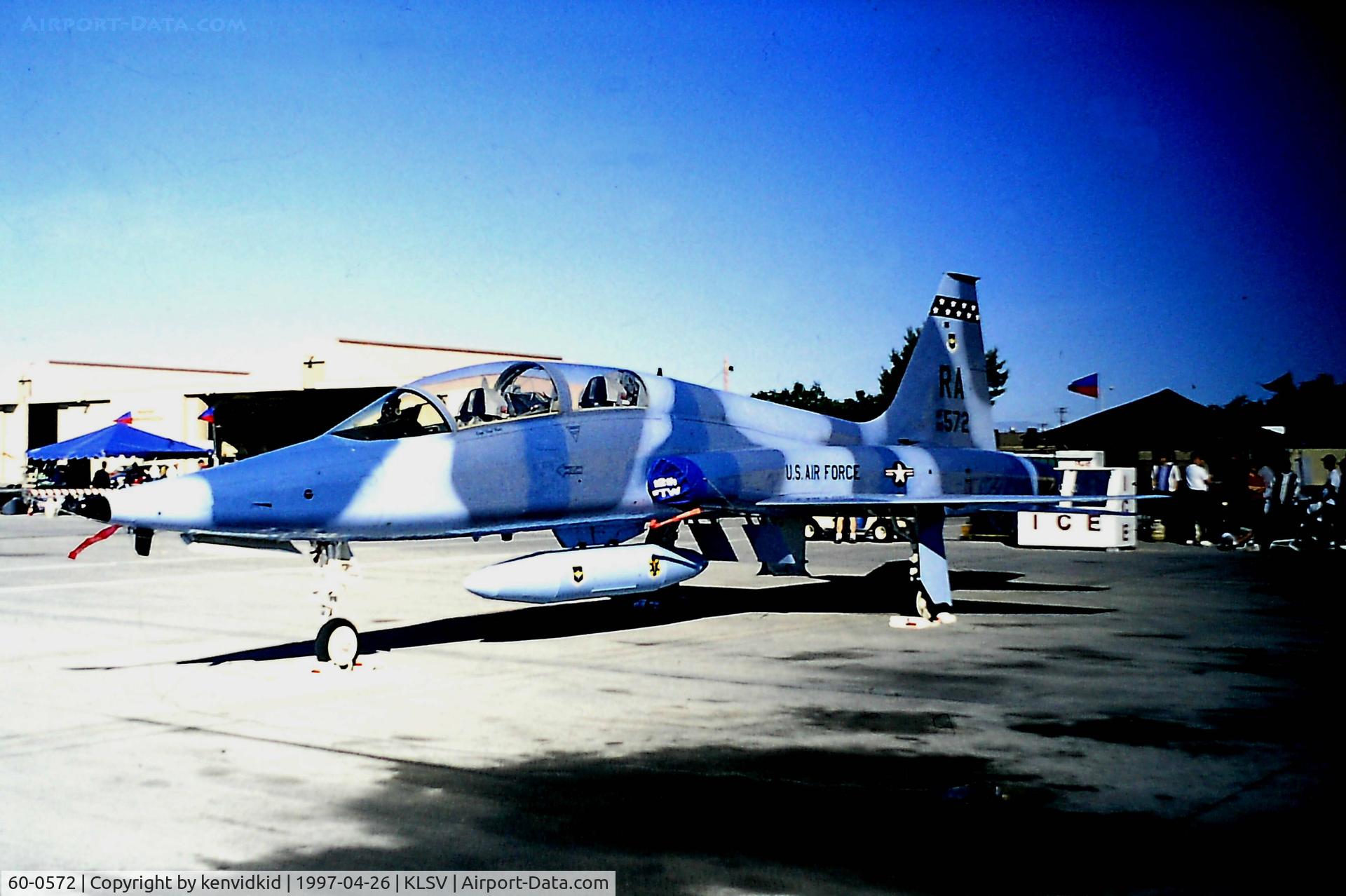 60-0572, 1960 Northrop AT-38 C/N N.5145, At the 1997 Golden Air Tattoo, Nellis.