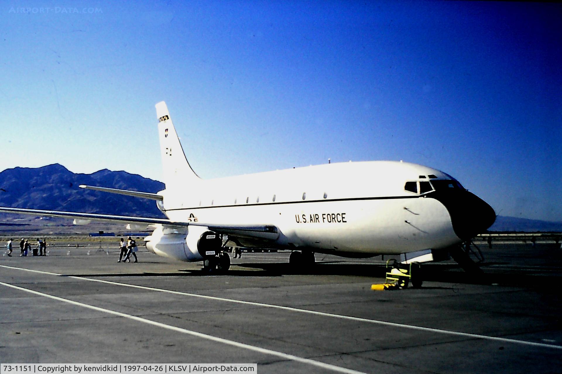 73-1151, 1973 Boeing T-43A C/N 20698, At the 1997 Golden Air Tattoo, Nellis.