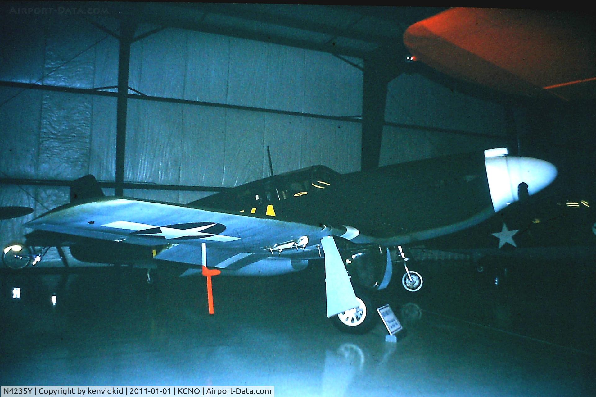 N4235Y, 1943 North American P-51A Mustang C/N MSN 99-22354, At Chino circa 1996.