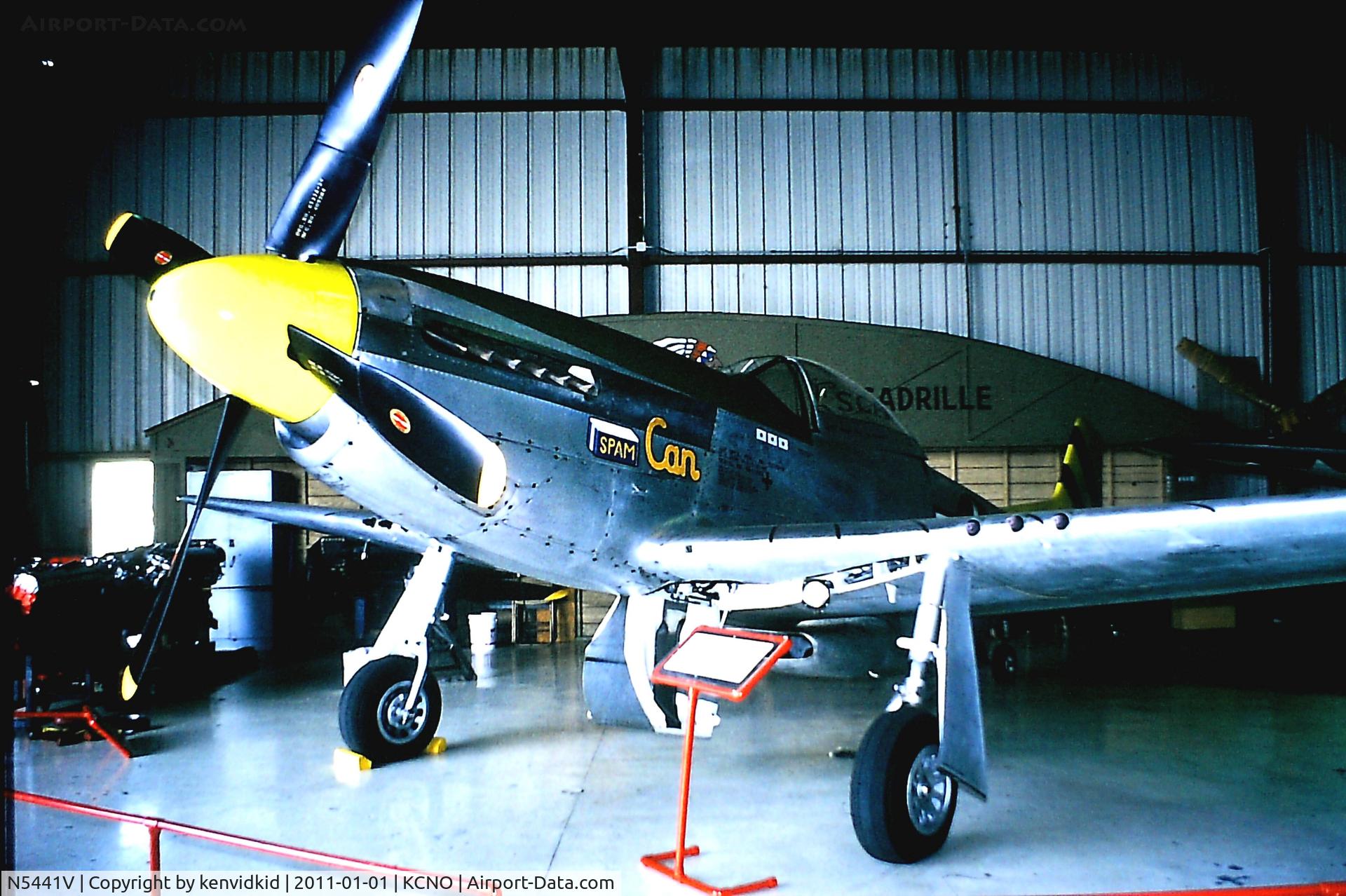 N5441V, 1961 North American F-51D Mustang C/N 45-11582, At Chino circa 1996.