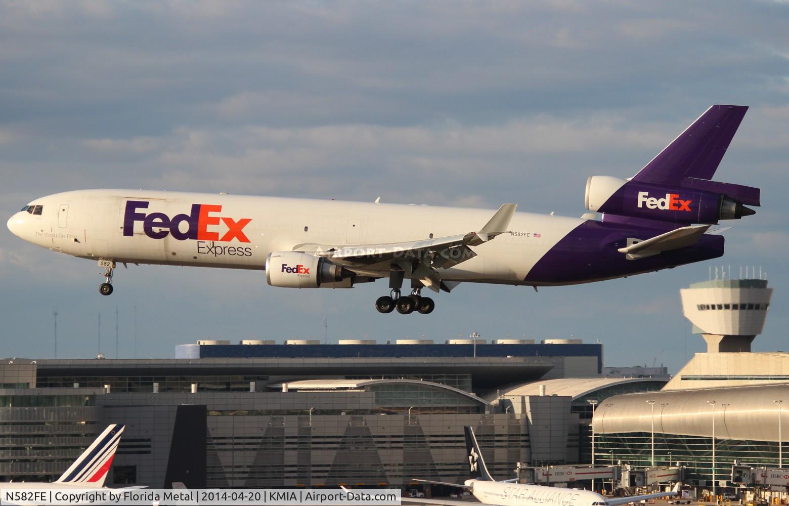 N582FE, 1991 McDonnell Douglas MD-11F C/N 48420, MIA 2014