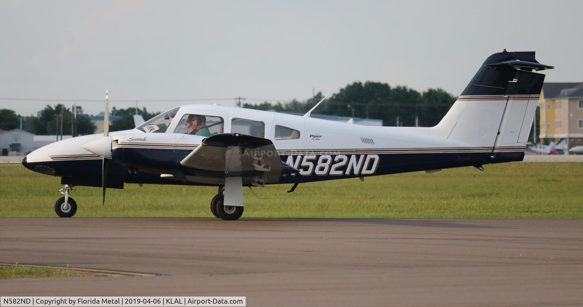 N582ND, 2008 Piper PA-44-180 Seminole C/N 4496261, SNF 2019