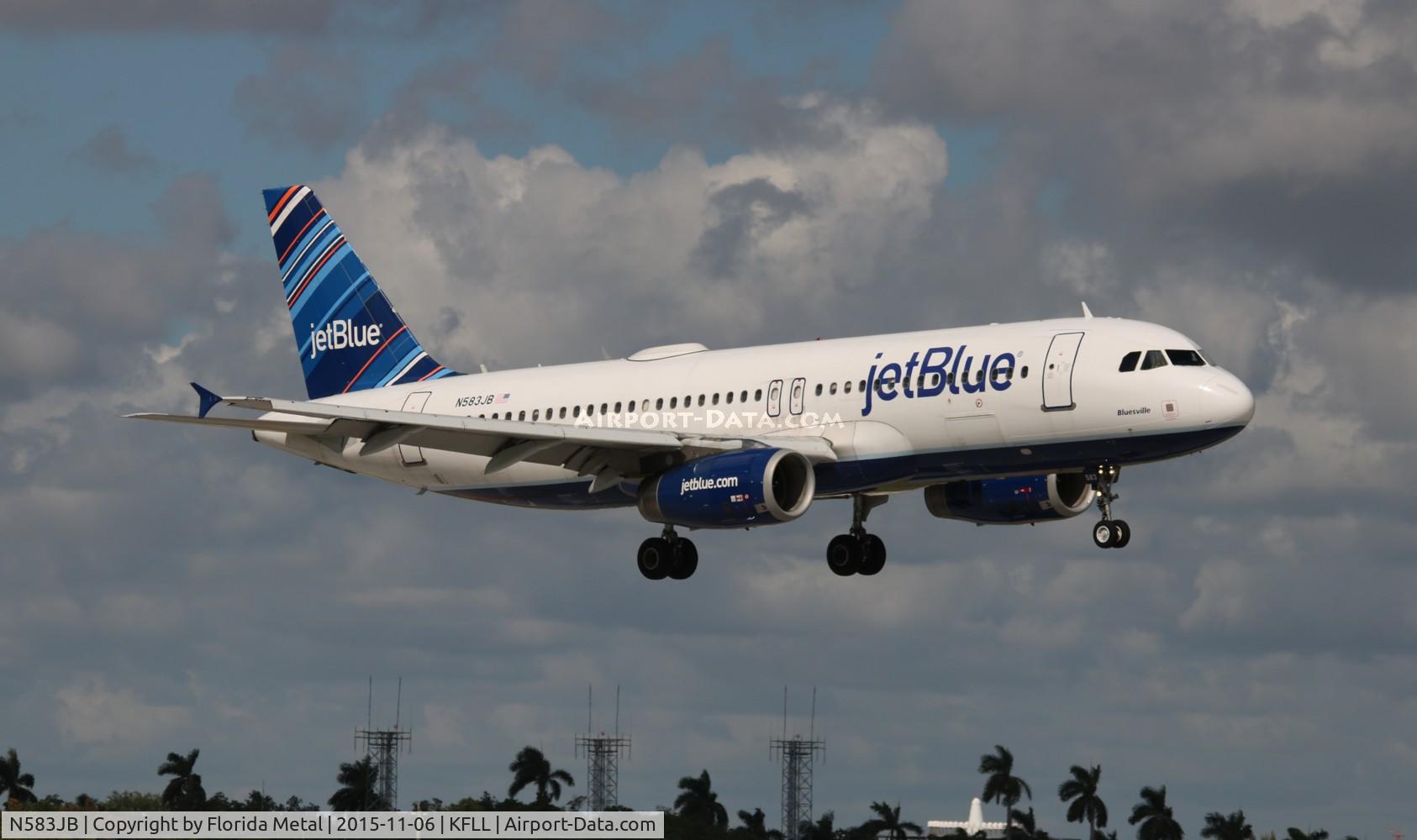 N583JB, 2004 Airbus A320-232 C/N 2150, FLL 2015