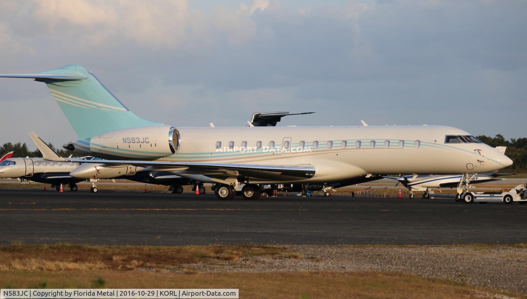 N583JC, 2013 Bombardier BD-700-1A10 Global 6000 C/N 9583, NBAA 2016