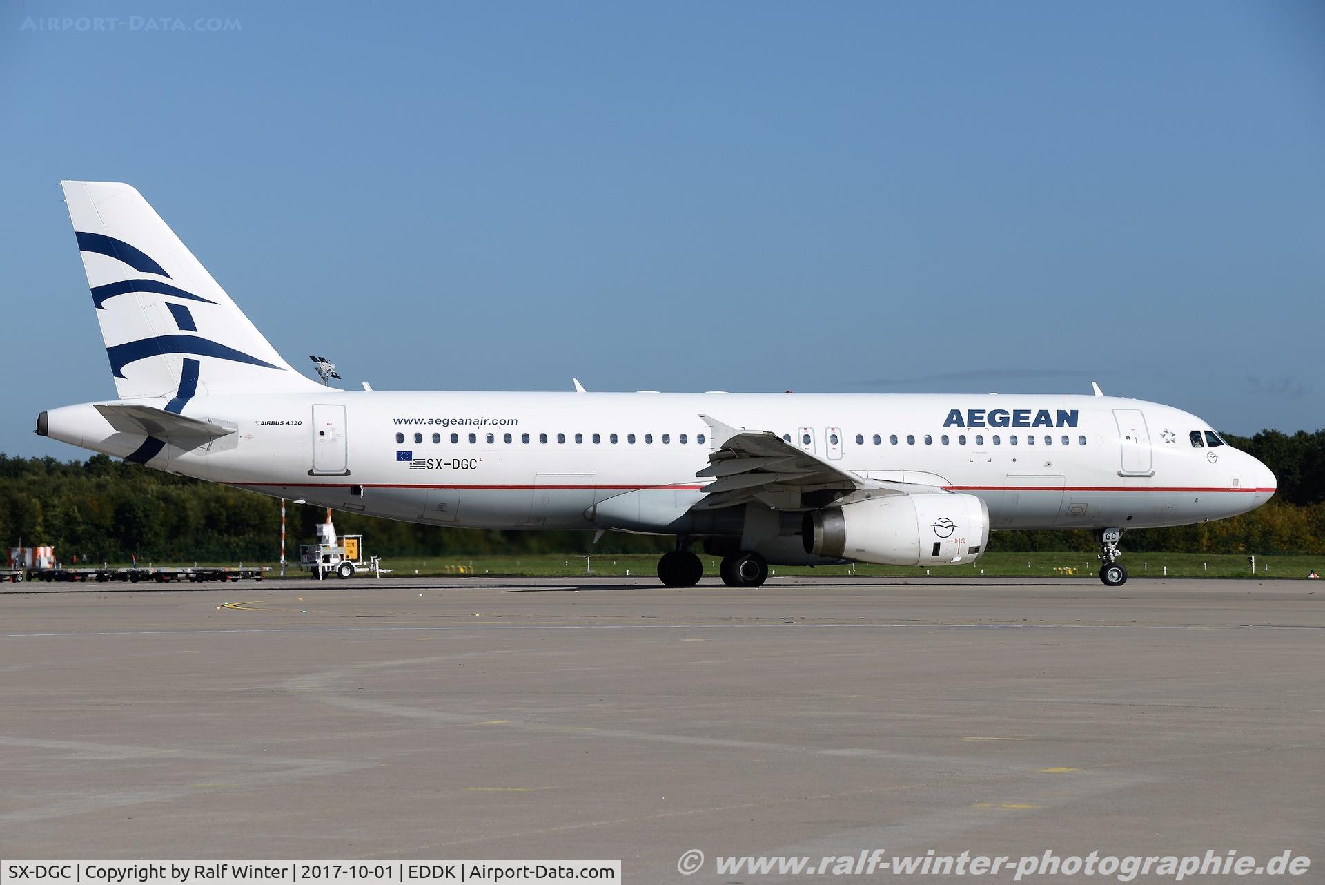 SX-DGC, 2009 Airbus A320-232 C/N 4094, Airbus A320-232 - A3 AEE Aegean Airlines - 4094 - SX-DGC - 01.10.2017 - CGN
