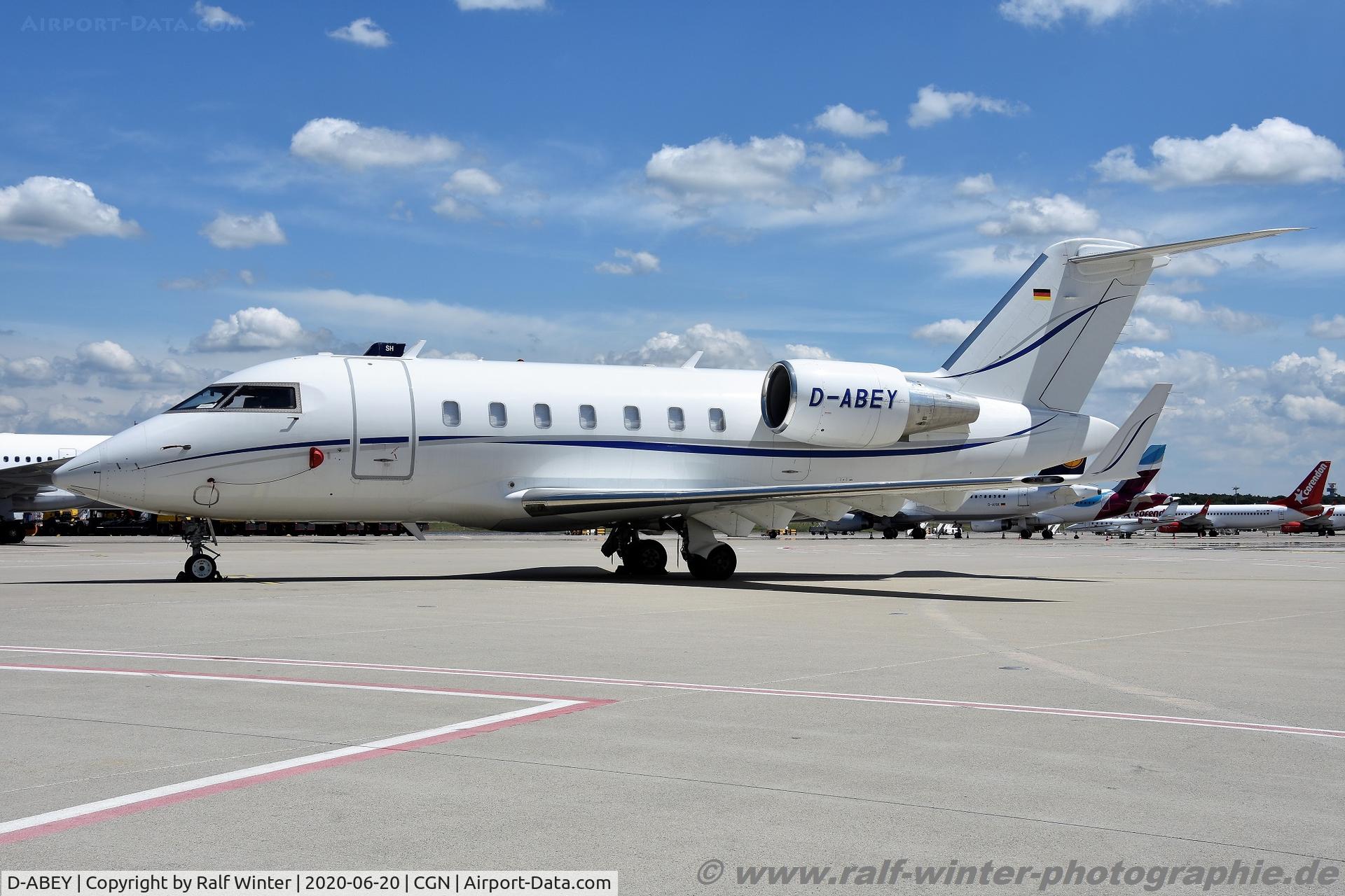 D-ABEY, 2010 Bombardier Challenger 605 (CL-600-2B16) C/N 5863, Bombardier CL-600-2B16 Challenger 605 - JTI JetAir Flug - 5863 - D-ABEY - 20.06.2020 - CGN