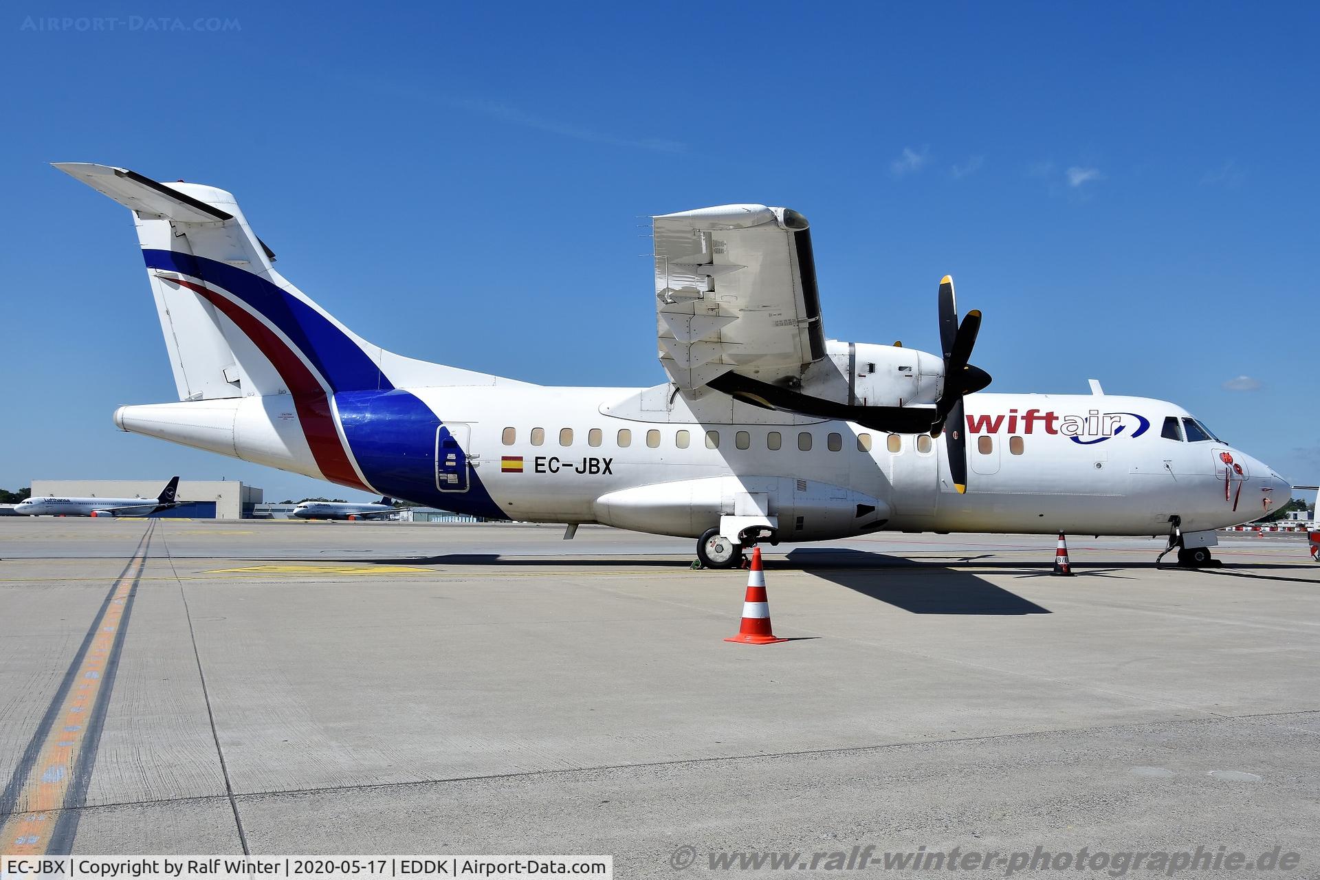 EC-JBX, 1991 ATR 42-300 C/N 254, ATR 42-300 - W3 SWT Swiftair - 254 - EC-JBX - 17.05.2020 - CGN
