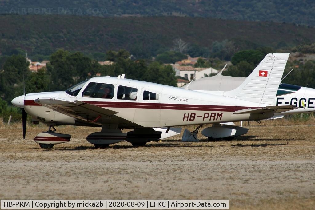 HB-PRM, 1989 Piper PA-28-181 Archer II C/N 2890128, Parked