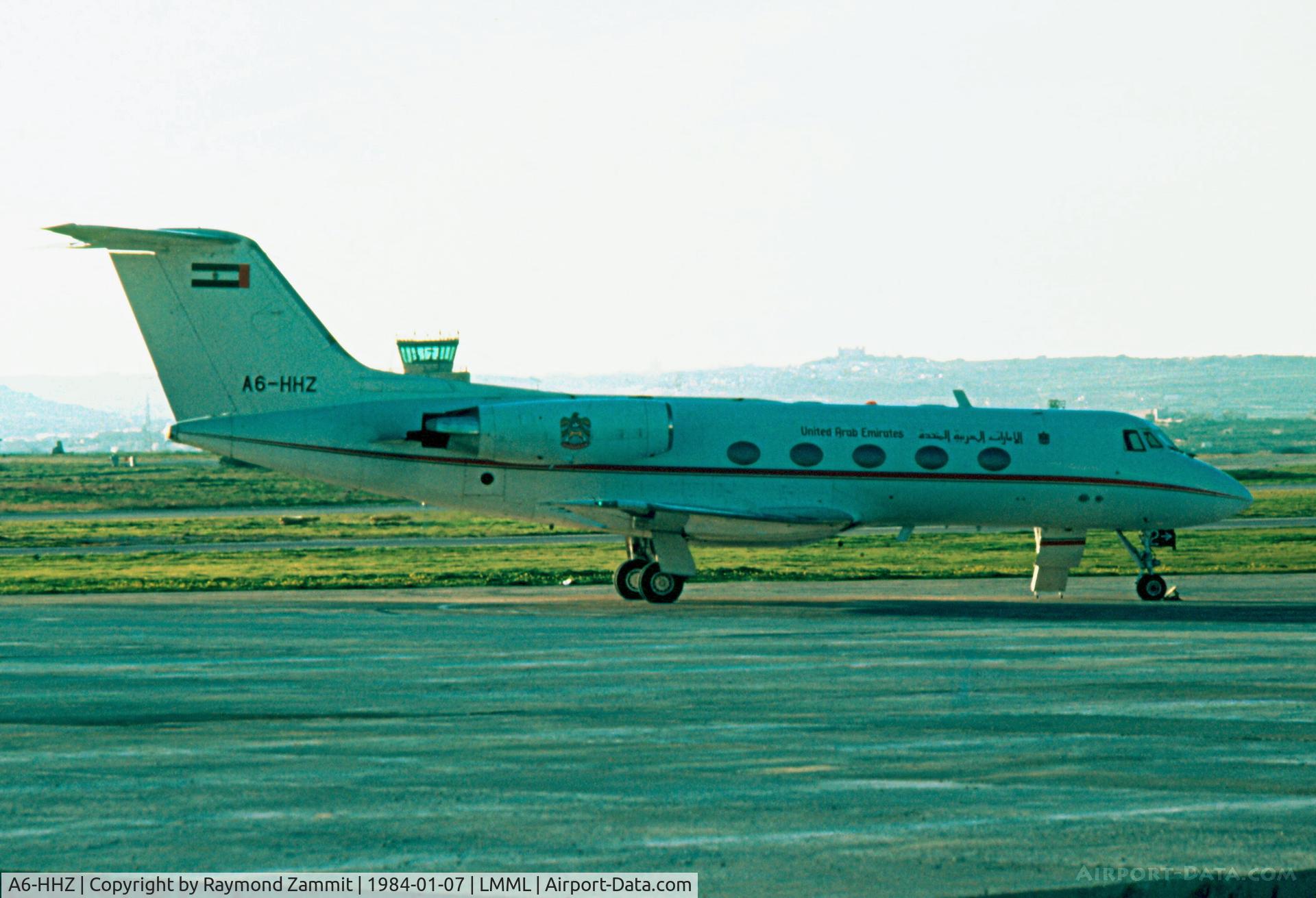A6-HHZ, 1975 Grumman G-1159 Gulfstream II C/N 164, Gulfstream II A6-HHZ Government of UAE
