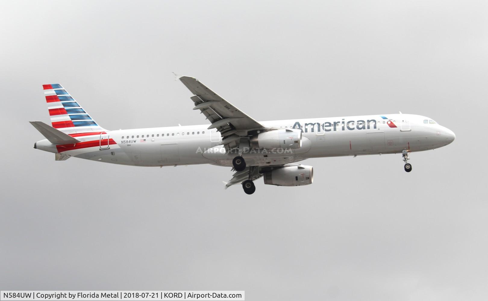 N584UW, 2014 Airbus A321-231 C/N 6194, ORD 2018