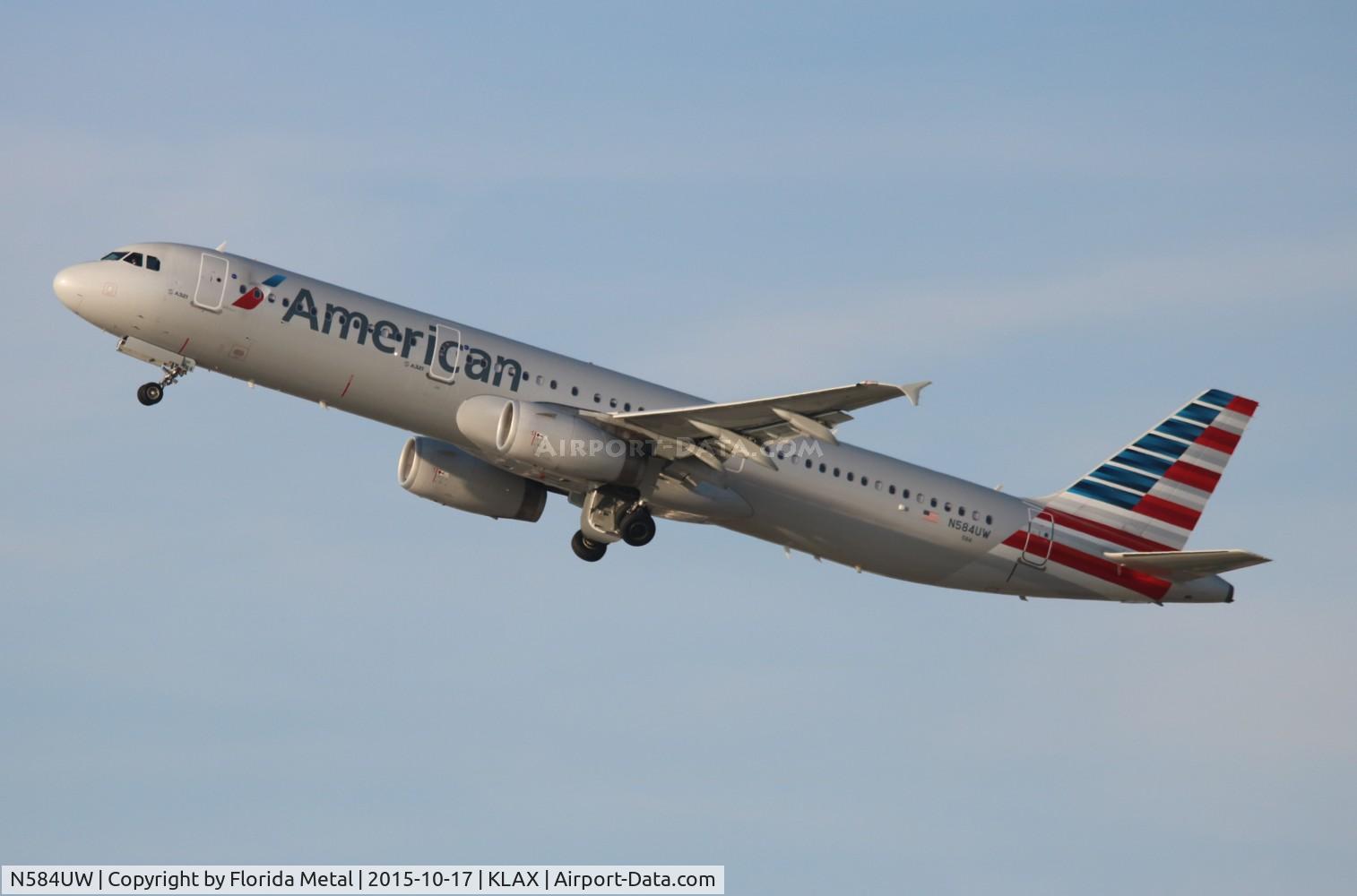 N584UW, 2014 Airbus A321-231 C/N 6194, LAX 2015