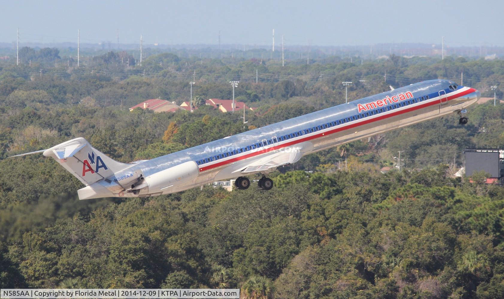 N585AA, 1991 McDonnell Douglas MD-82 (DC-9-82) C/N 53248, TPA 2014