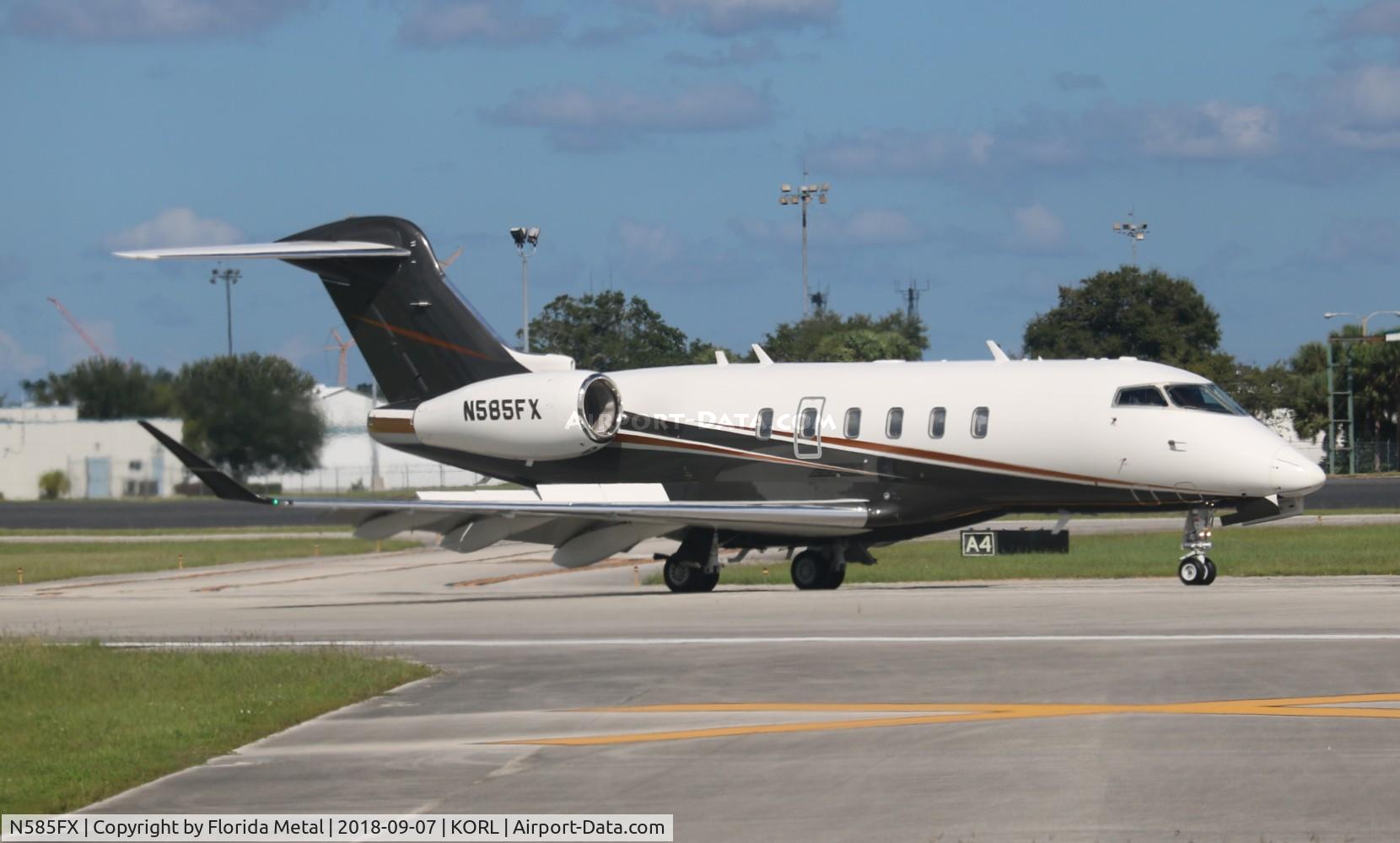 N585FX, 2017 Bombardier Challenger 350 (BD-100-1A10) C/N 20707, ORL 2018