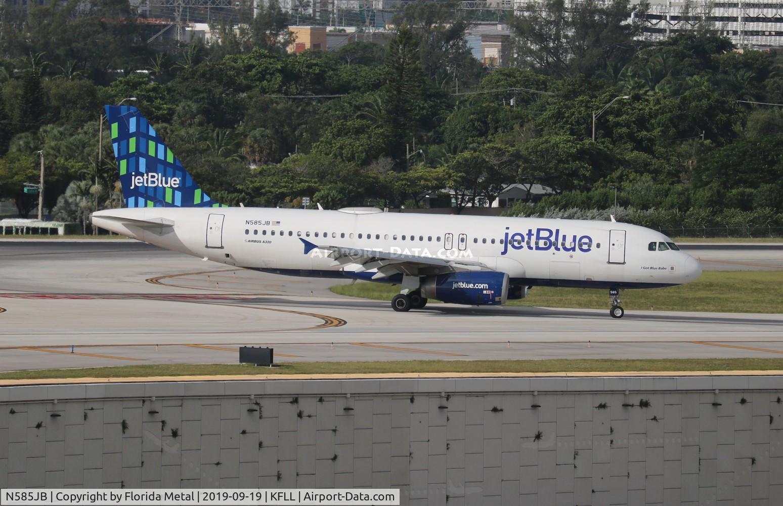 N585JB, 2004 Airbus A320-232 C/N 2159, FLL 2019