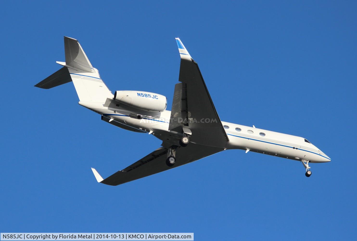 N585JC, 2000 Gulfstream Aerospace G-V C/N 618, MCO 2014