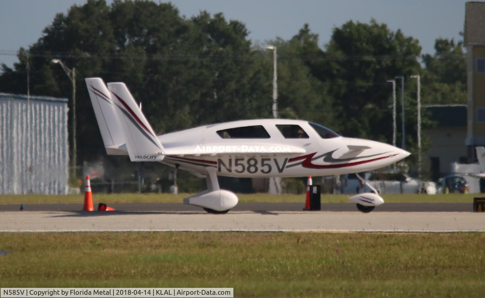 N585V, 2013 Velocity Velocity XL FG C/N 3FX013, SNF 2018