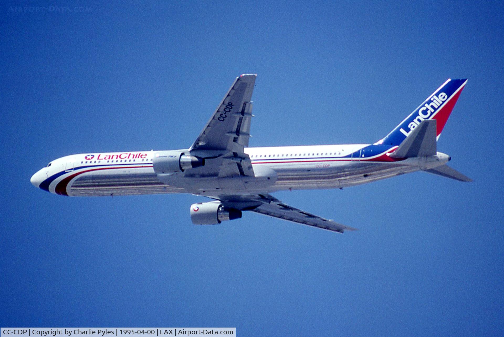 CC-CDP, 1996 Boeing 767-316/ER C/N 27597, Departing LAX