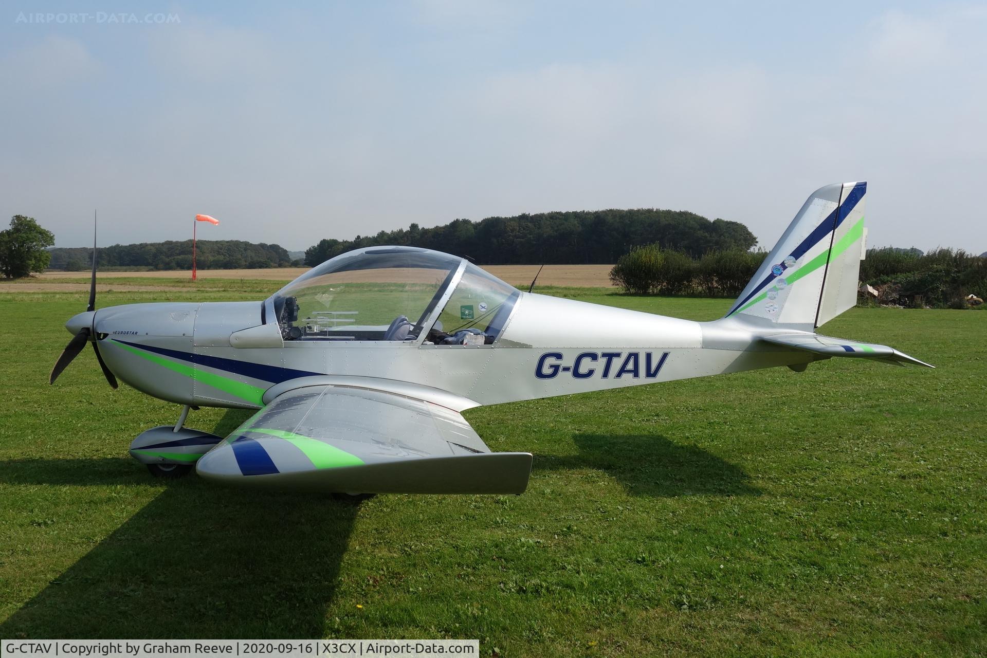 G-CTAV, 2004 Cosmik EV-97 TeamEurostar UK C/N 2129, Parked at Northrepps.