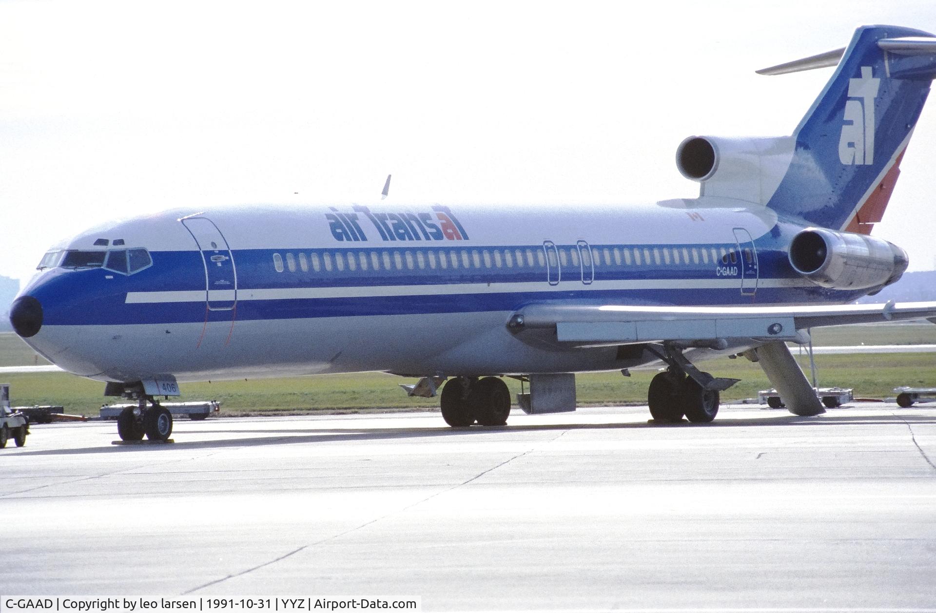 C-GAAD, 1974 Boeing 727-223 C/N 20935, Totonto 31.10.1991