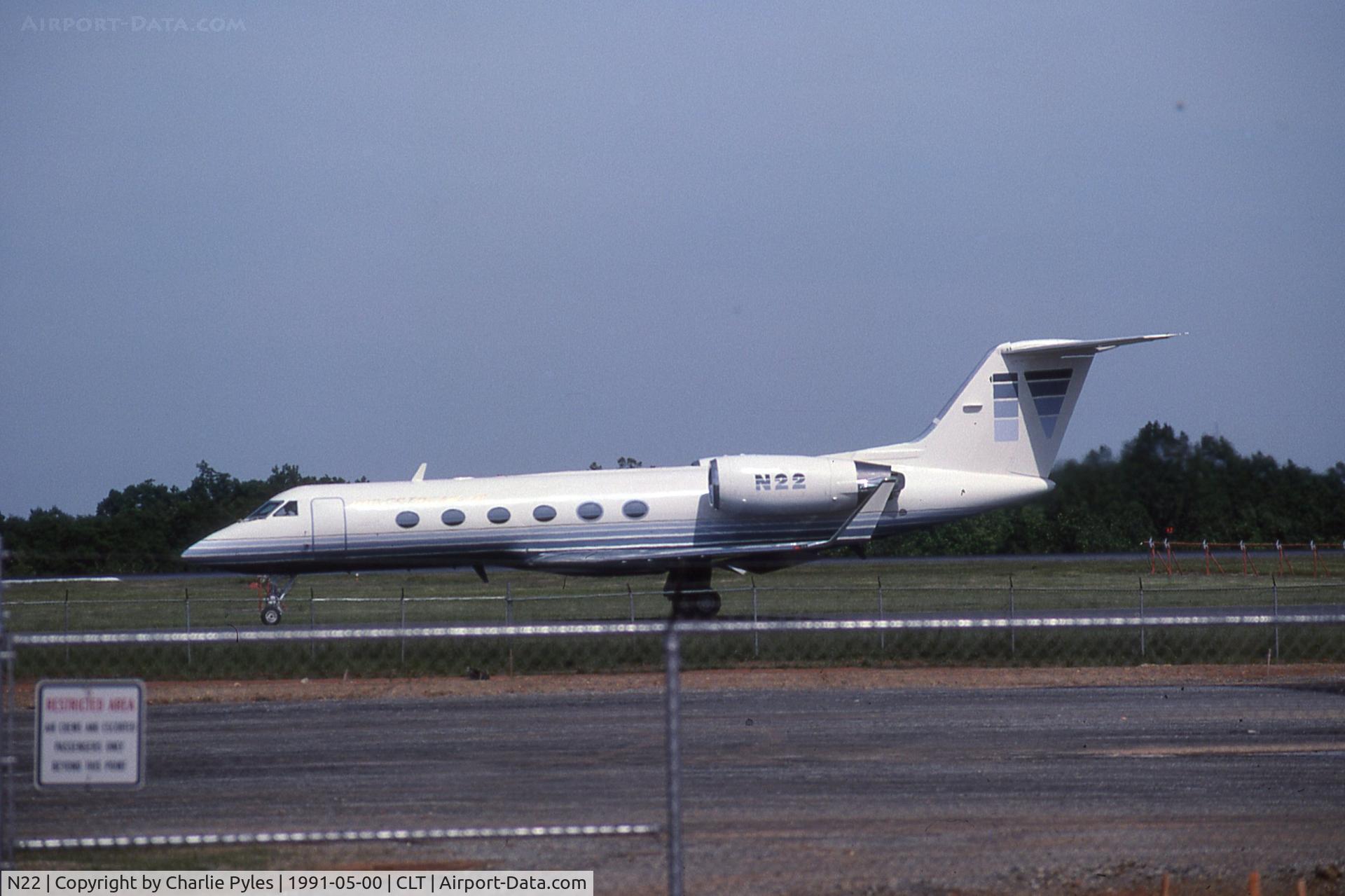 N22, 1987 Gulfstream Aerospace G-IV C/N 1042, Charlotte