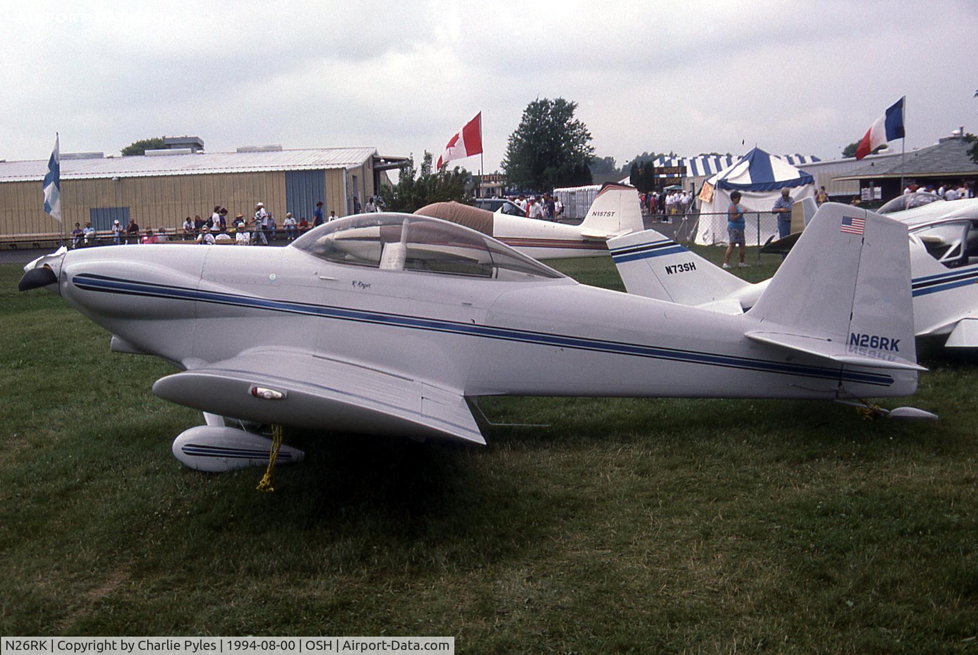 N26RK, 1987 Vans RV-4 C/N 368, Oshkosh