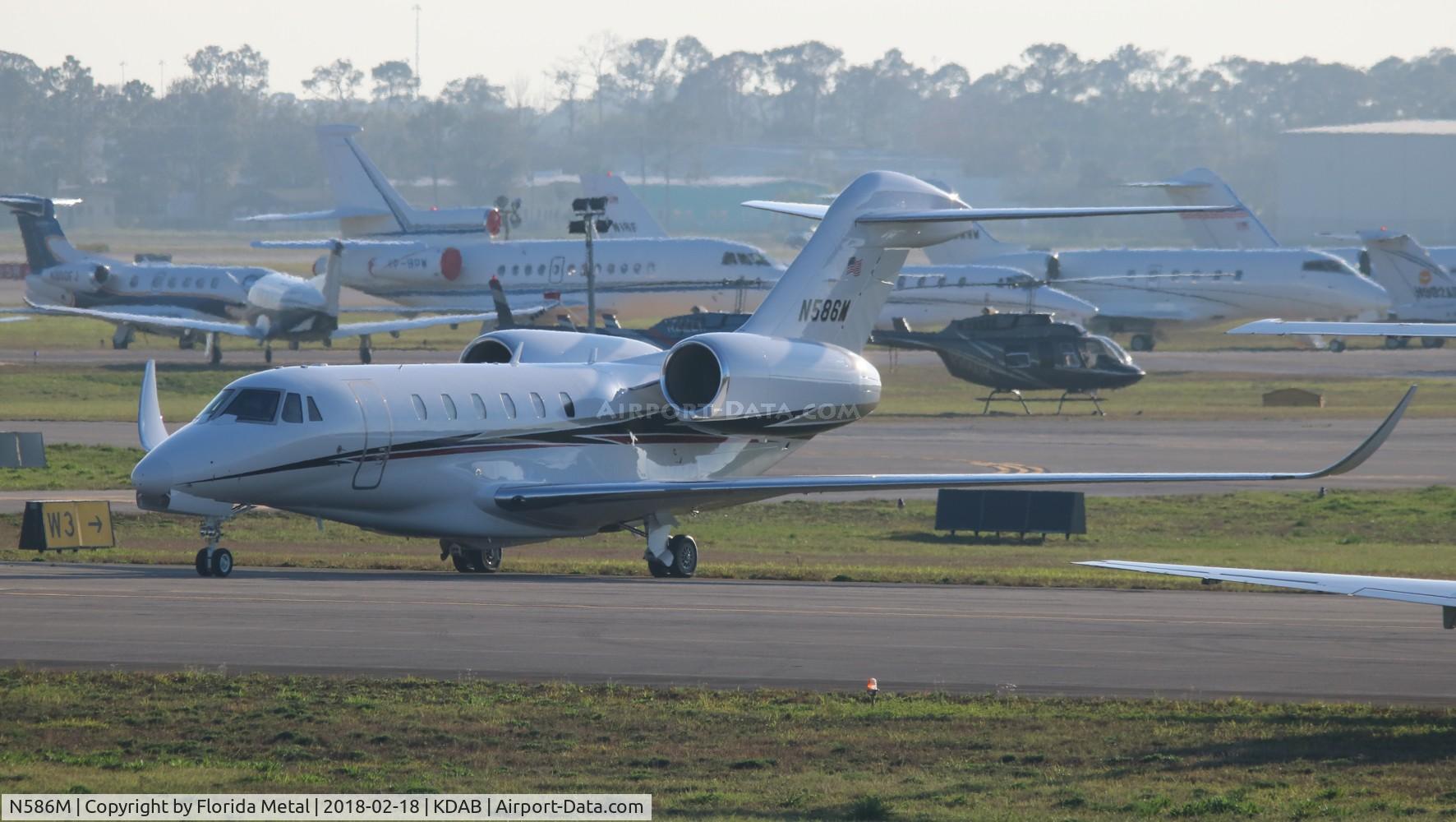 N586M, 2014 Cessna 750 + Citation X C/N 750-0506, DAB 2018