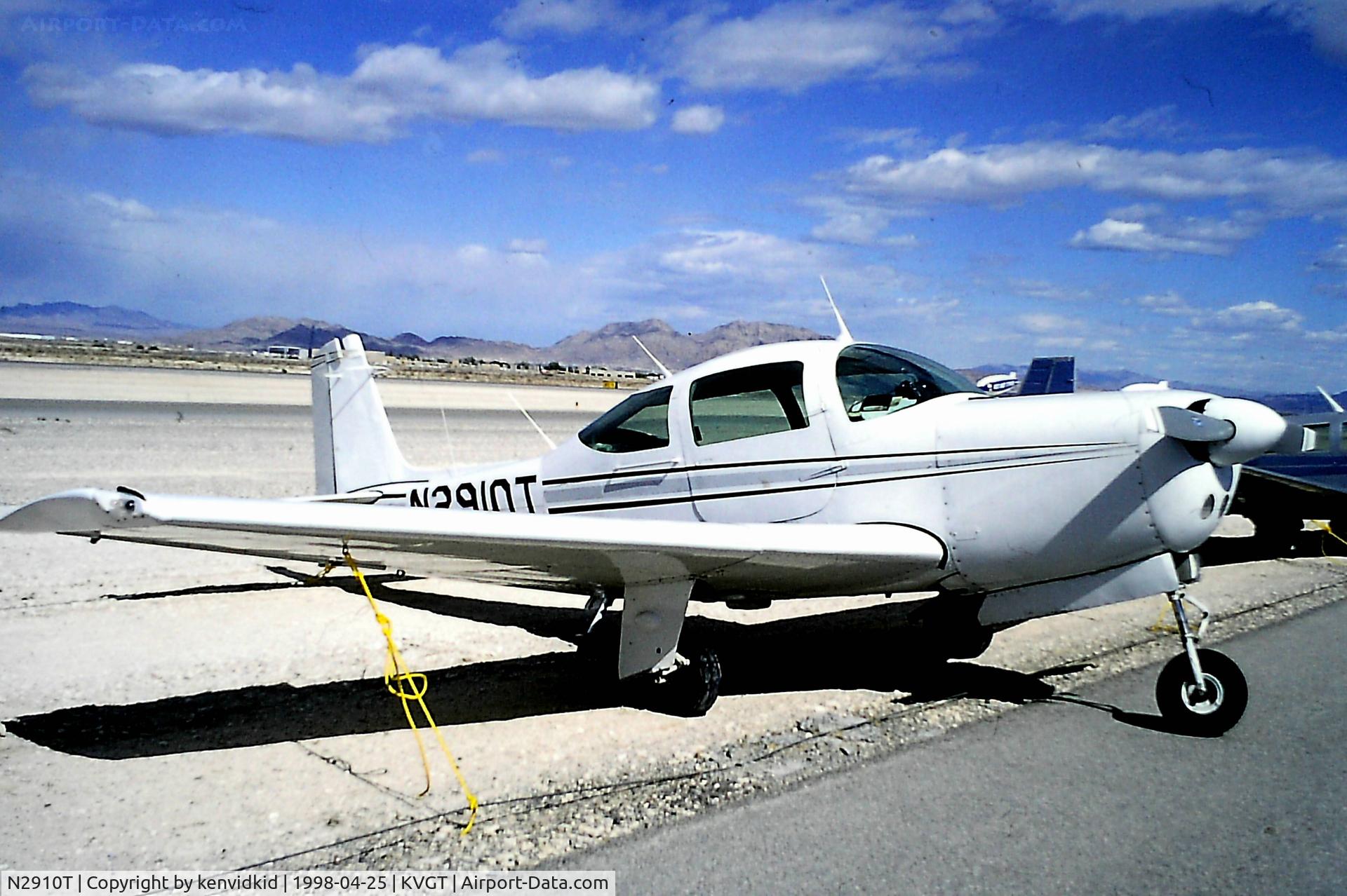N2910T, 1966 Aero Commander 200D C/N 316, At North Las Vegas Airport prior to attending the Golden Air Tattoo at Nellis.