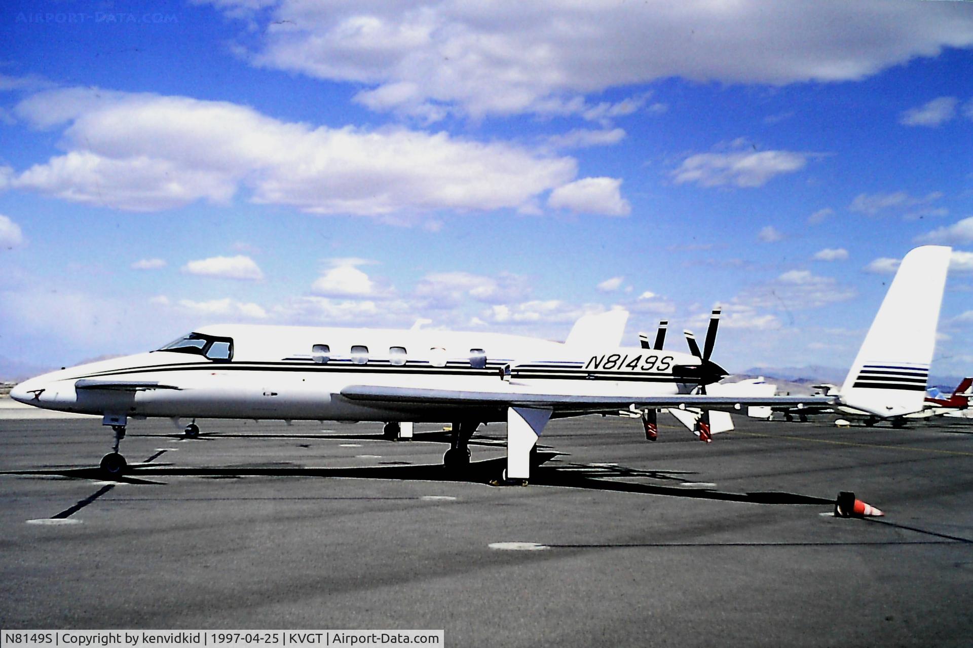 N8149S, 1993 Beech 2000A Starship 1 Starship 1 C/N NC-35, At North Las Vegas Airport prior to attending the Golden Air Tattoo at Nellis.