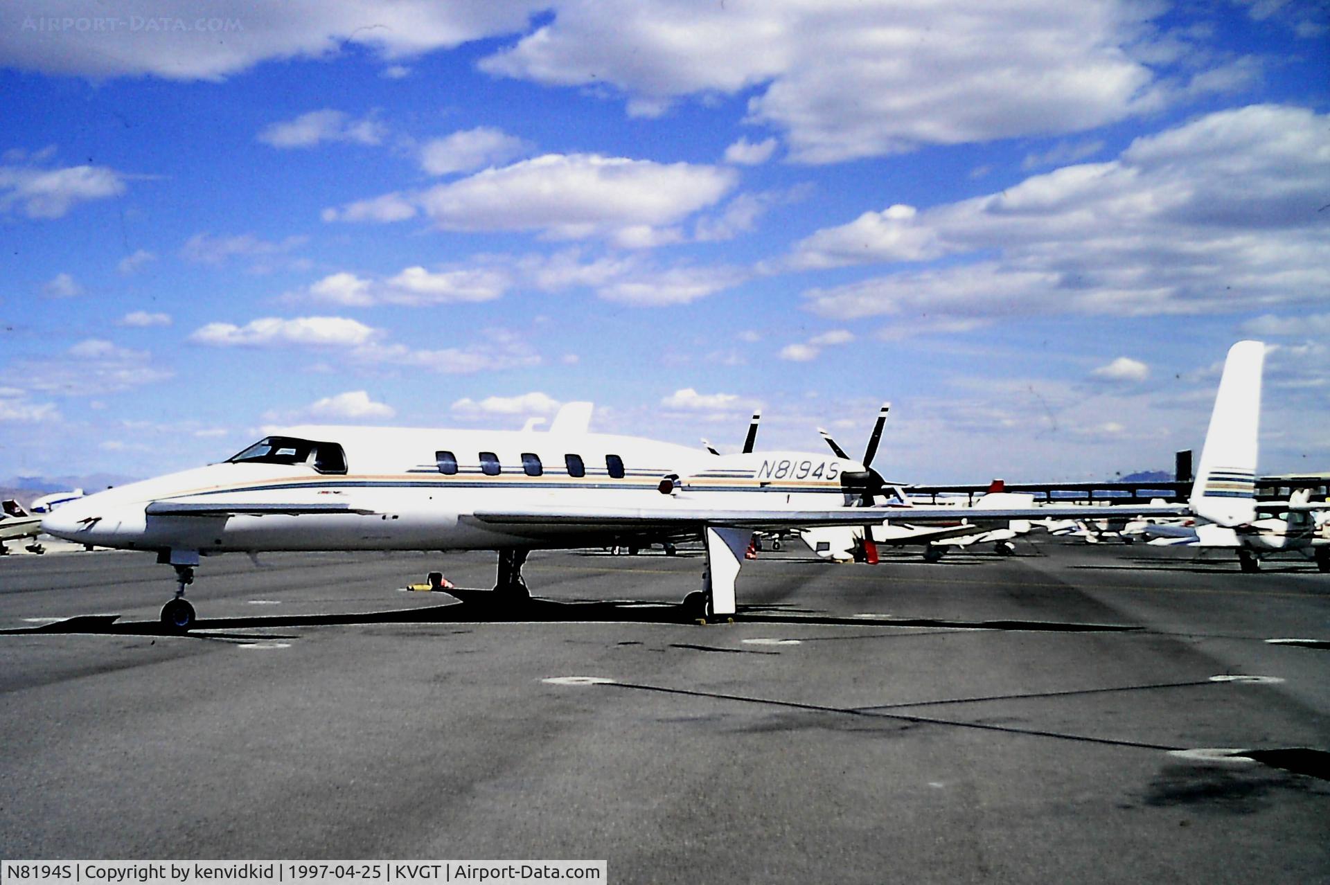 N8194S, 1993 Beech 2000A Starship 1 Starship 1 C/N NC-37, At North Las Vegas Airport prior to attending the Golden Air Tattoo at Nellis.