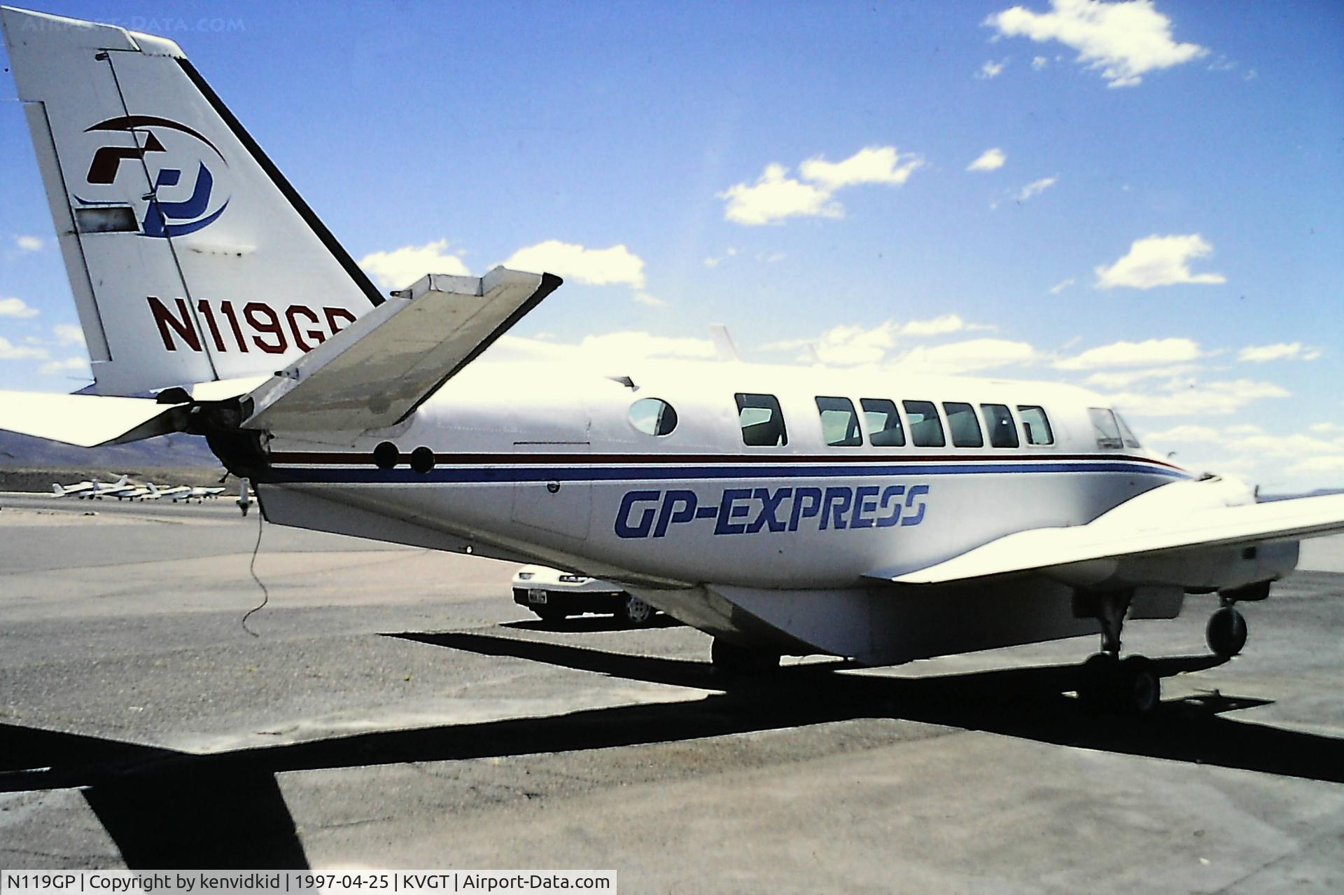 N119GP, 1982 Beech C99 Airliner C/N U-186, At North Las Vegas Airport prior to attending the Golden Air Tattoo at Nellis.