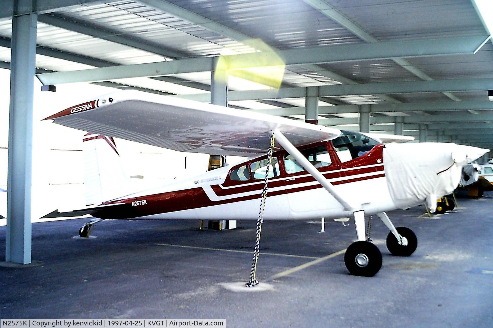 N2575K, 1978 Cessna 180K Skywagon C/N 18052997, At North Las Vegas Airport prior to attending the Golden Air Tattoo at Nellis.