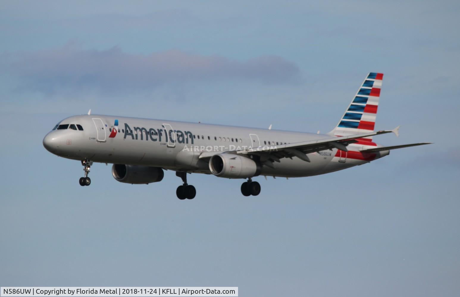 N586UW, 2014 Airbus A321-231 C/N 6230, FLL 2018