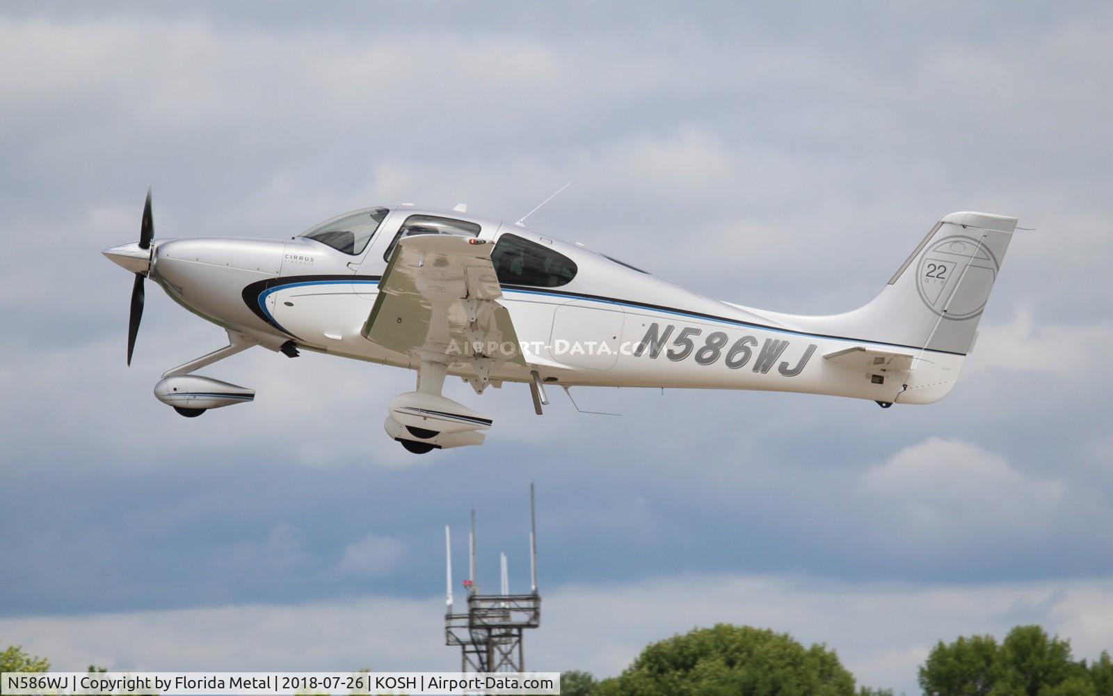 N586WJ, 2013 Cirrus SR22T C/N 0492, OSH 2018