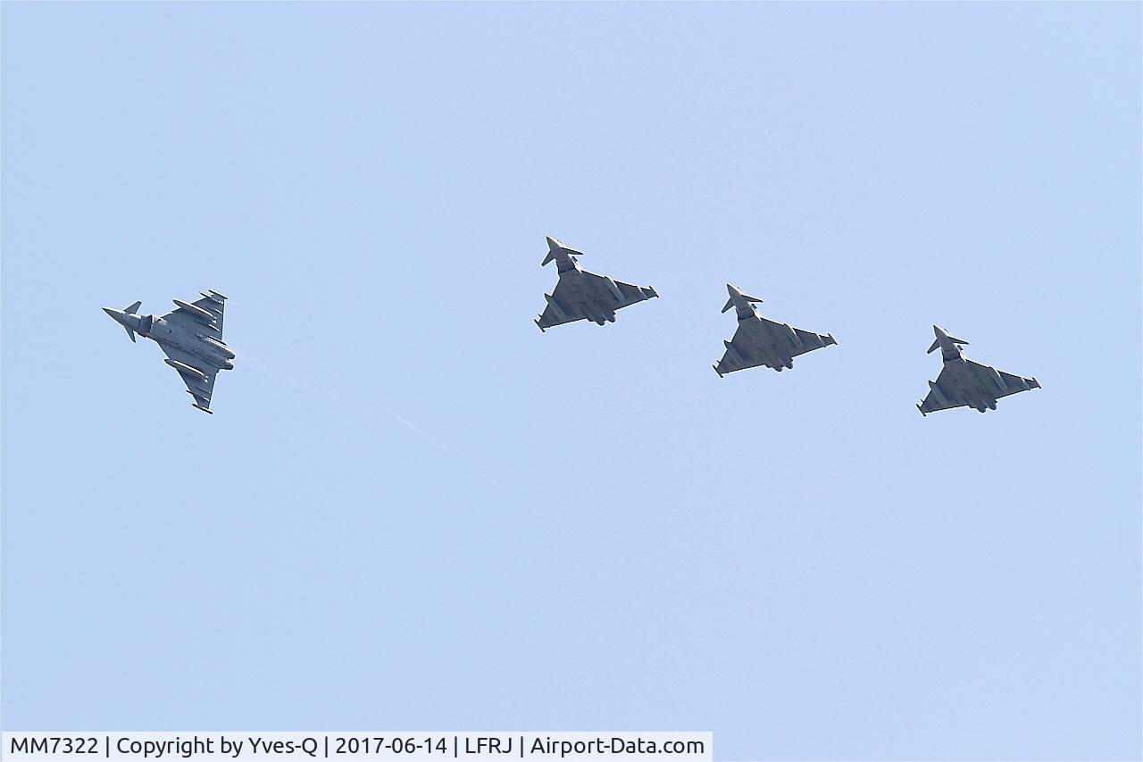 MM7322, Eurofighter EF-2000 Typhoon S C/N IS054, Eurofighter EF-2000 Typhoon S, Break over Landivisiau Naval Air Base (LFRJ) Tiger Meet 2017