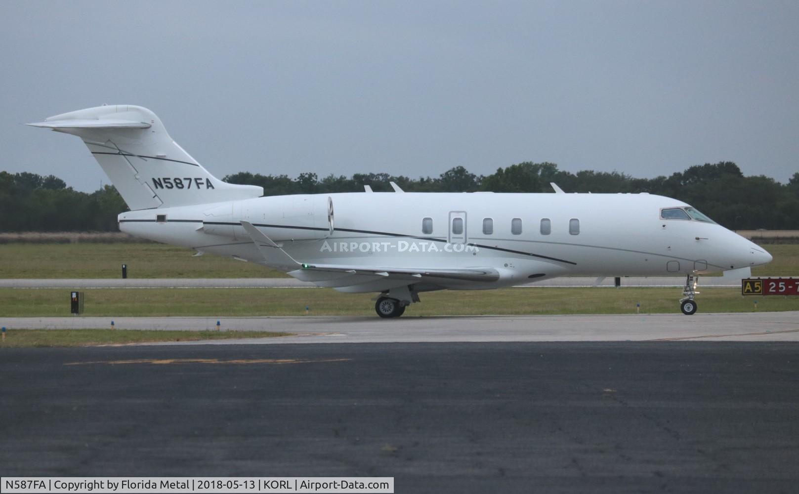 N587FA, 2015 Bombardier Challenger 350 (BD 100-1A10) C/N 20587, ORL 2018