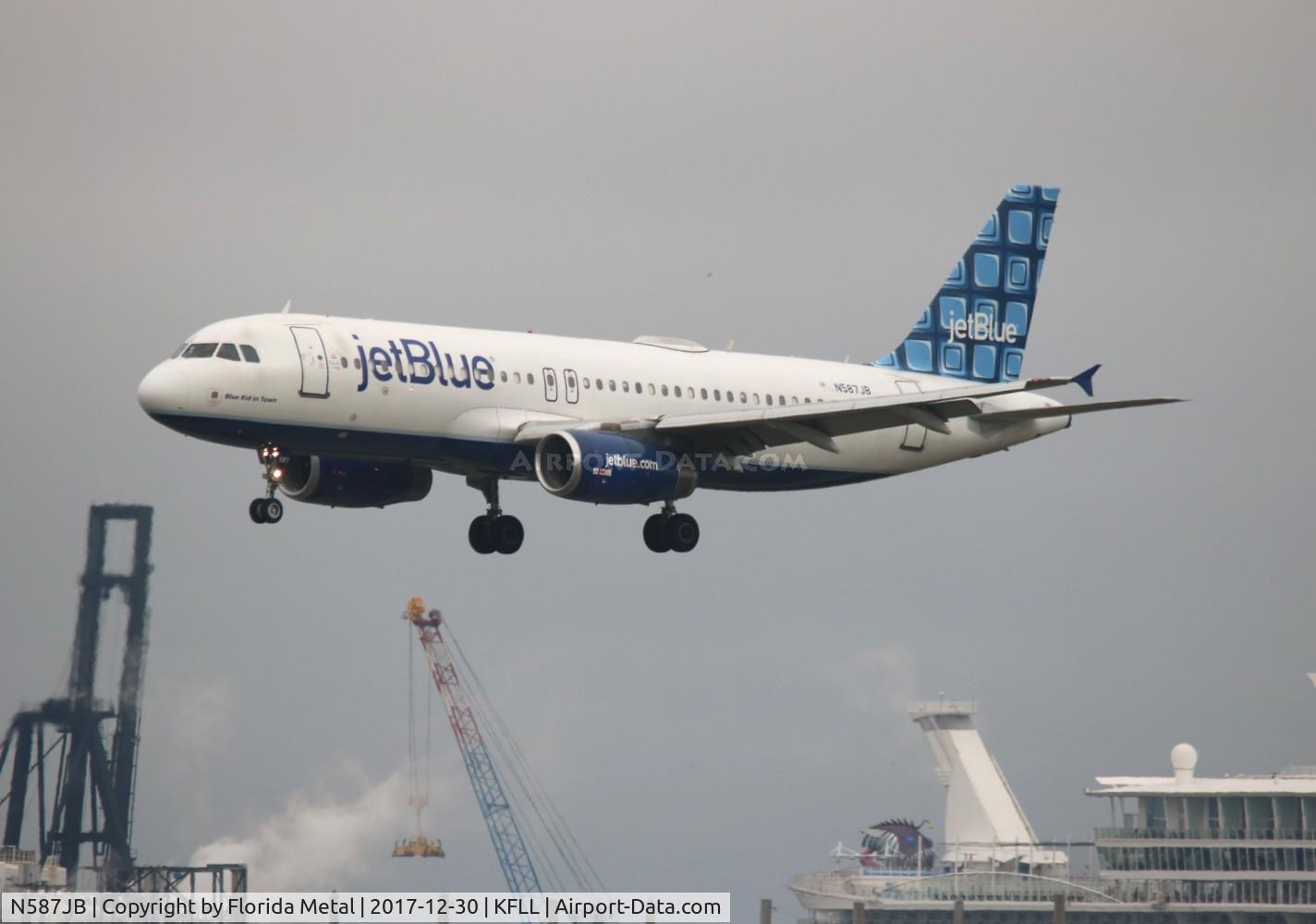 N587JB, 2004 Airbus A320-232 C/N 2177, FLL 2017