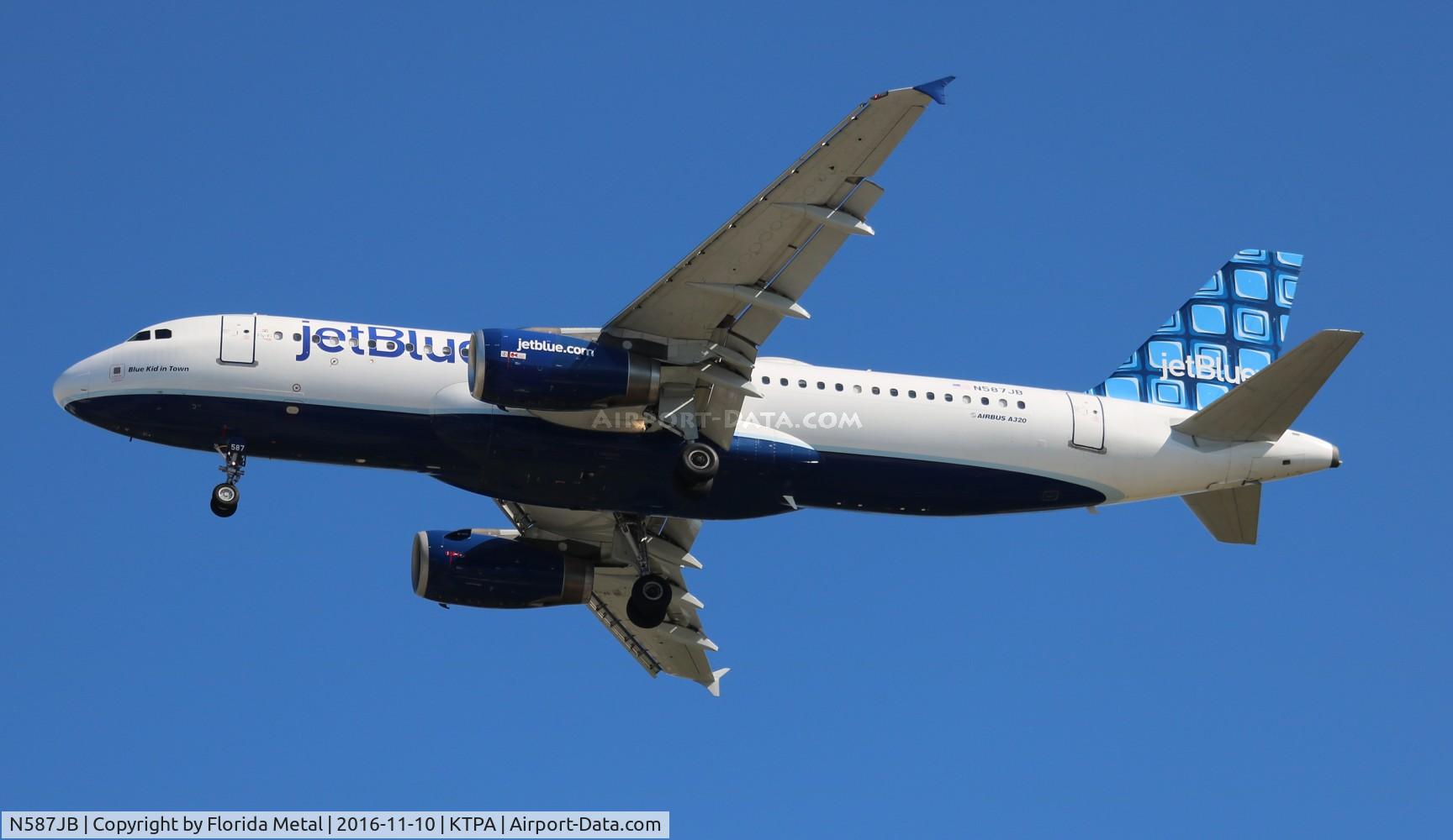 N587JB, 2004 Airbus A320-232 C/N 2177, TPA 2016