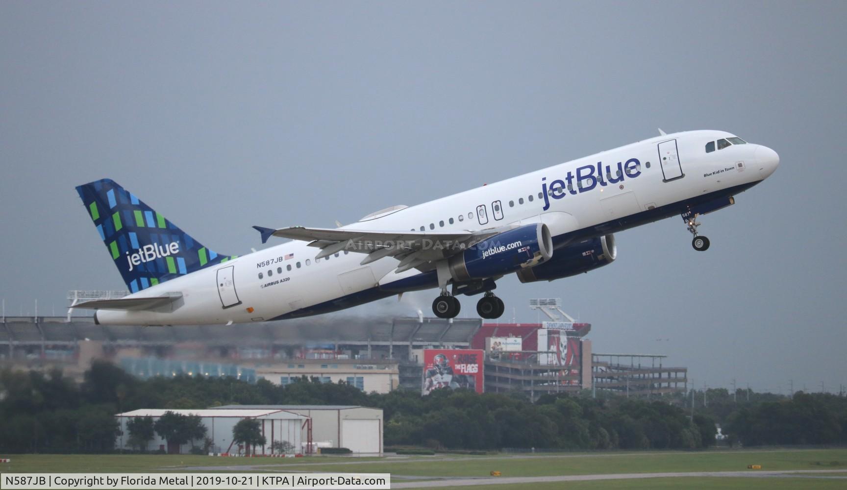 N587JB, 2004 Airbus A320-232 C/N 2177, TPA 2019