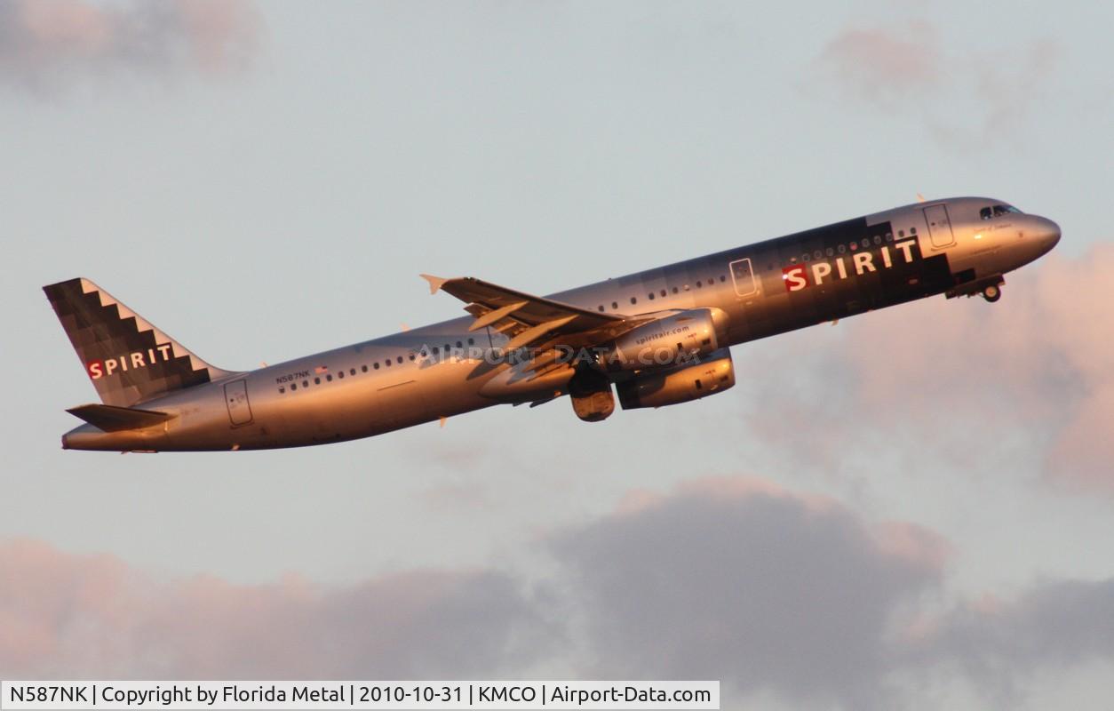 N587NK, 2005 Airbus A321-231 C/N 2476, MCO 2010