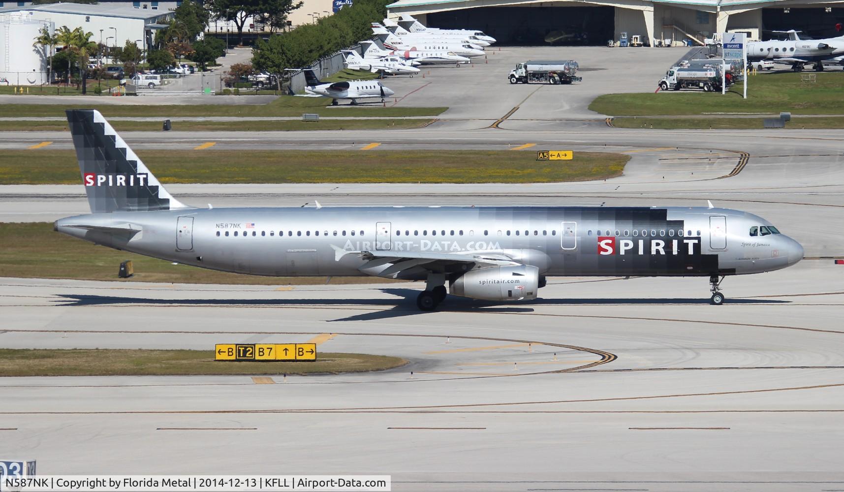 N587NK, 2005 Airbus A321-231 C/N 2476, FLL 2014