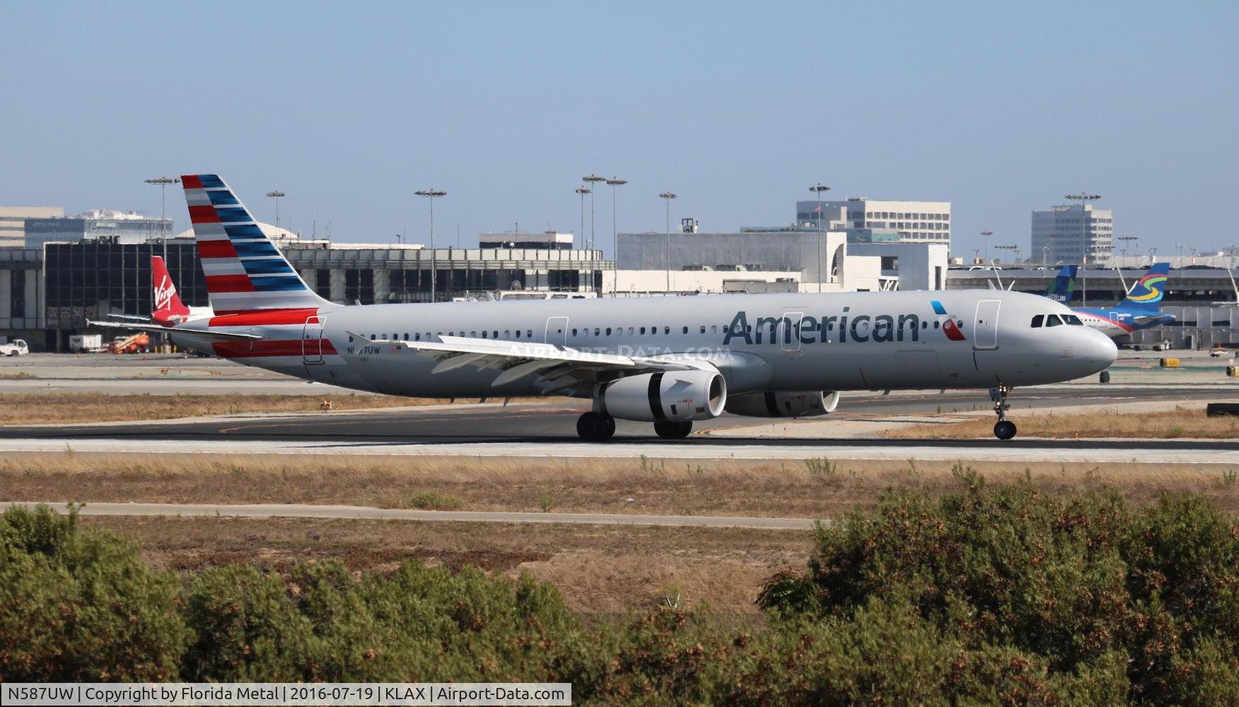 N587UW, 2014 Airbus A321-231 C/N 6236, LAX 2016