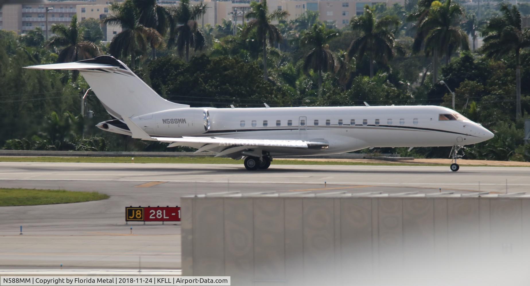 N588MM, 2015 Bombardier BD-700-1A10 Global 6000 C/N 9684, FLL 2018
