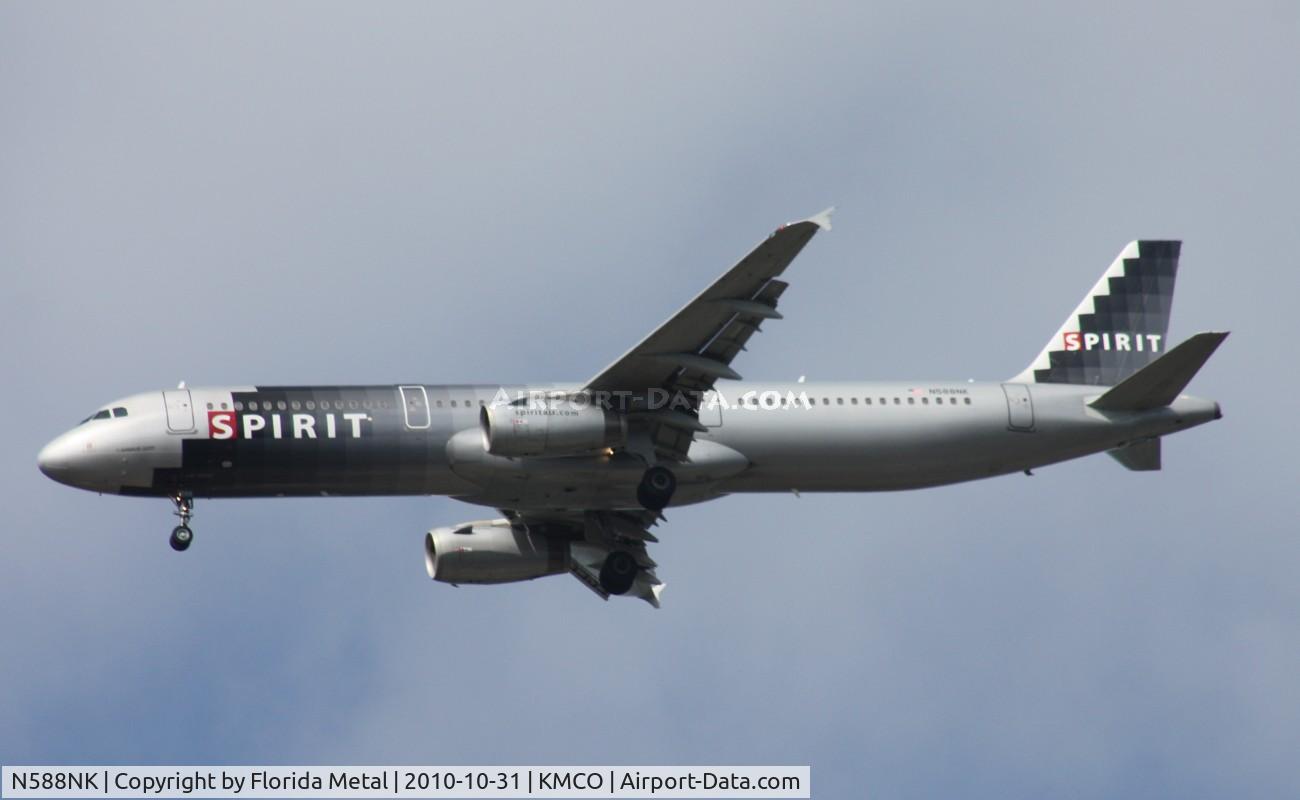 N588NK, 2005 Airbus A321-231 C/N 2590, MCO 2010