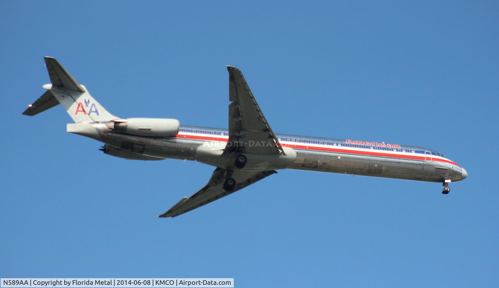 N589AA, 1991 McDonnell Douglas MD-83 (DC-9-83) C/N 53252, MCO 2014